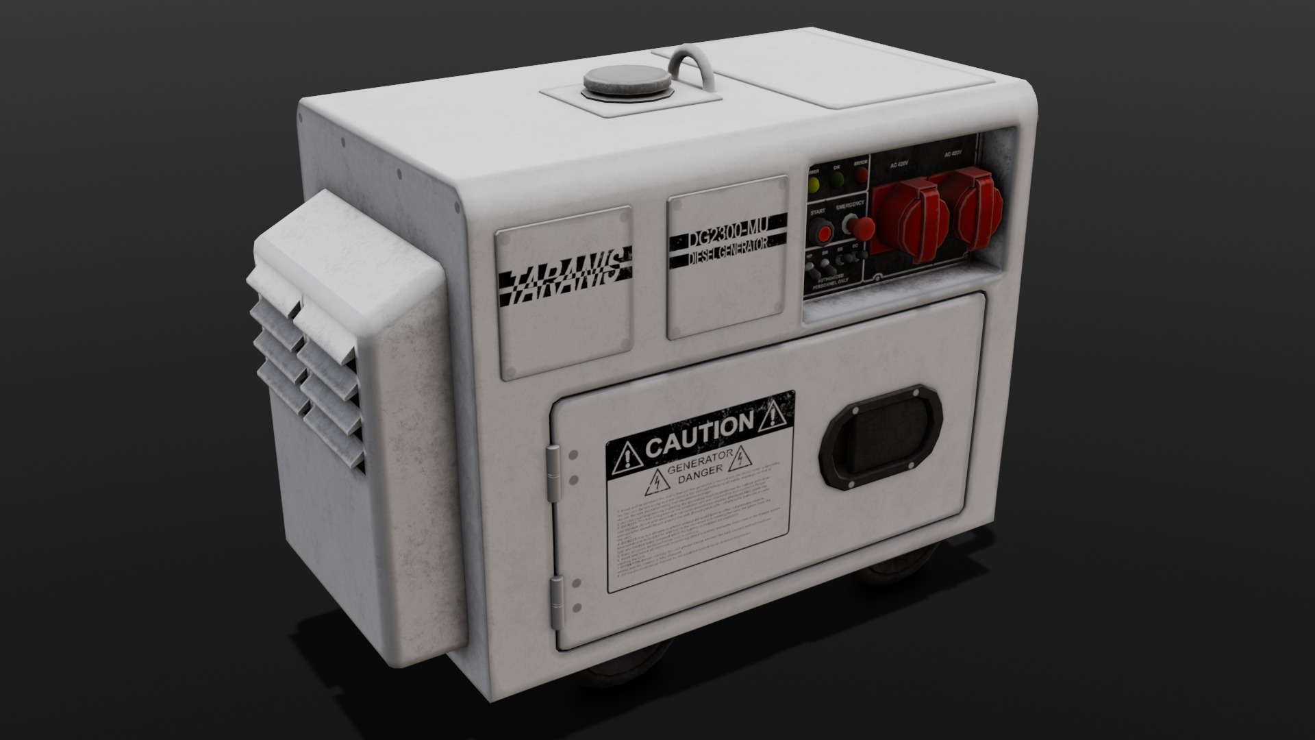  Power Generator 3D Model  Low-poly 3D model_8