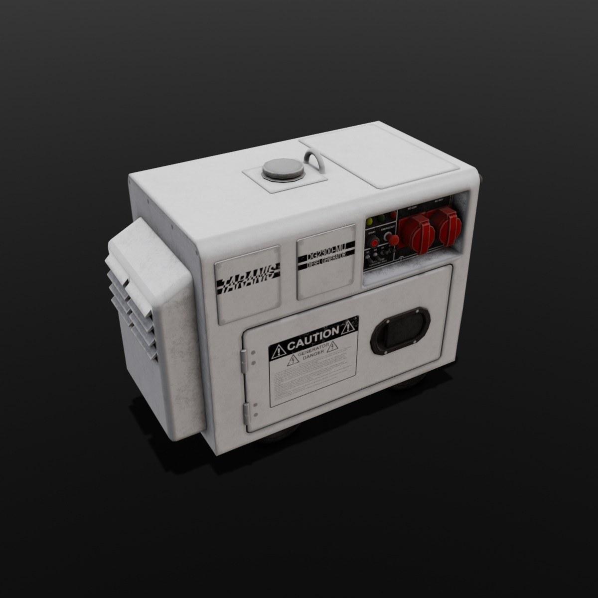  Power Generator 3D Model  Low-poly 3D model_7