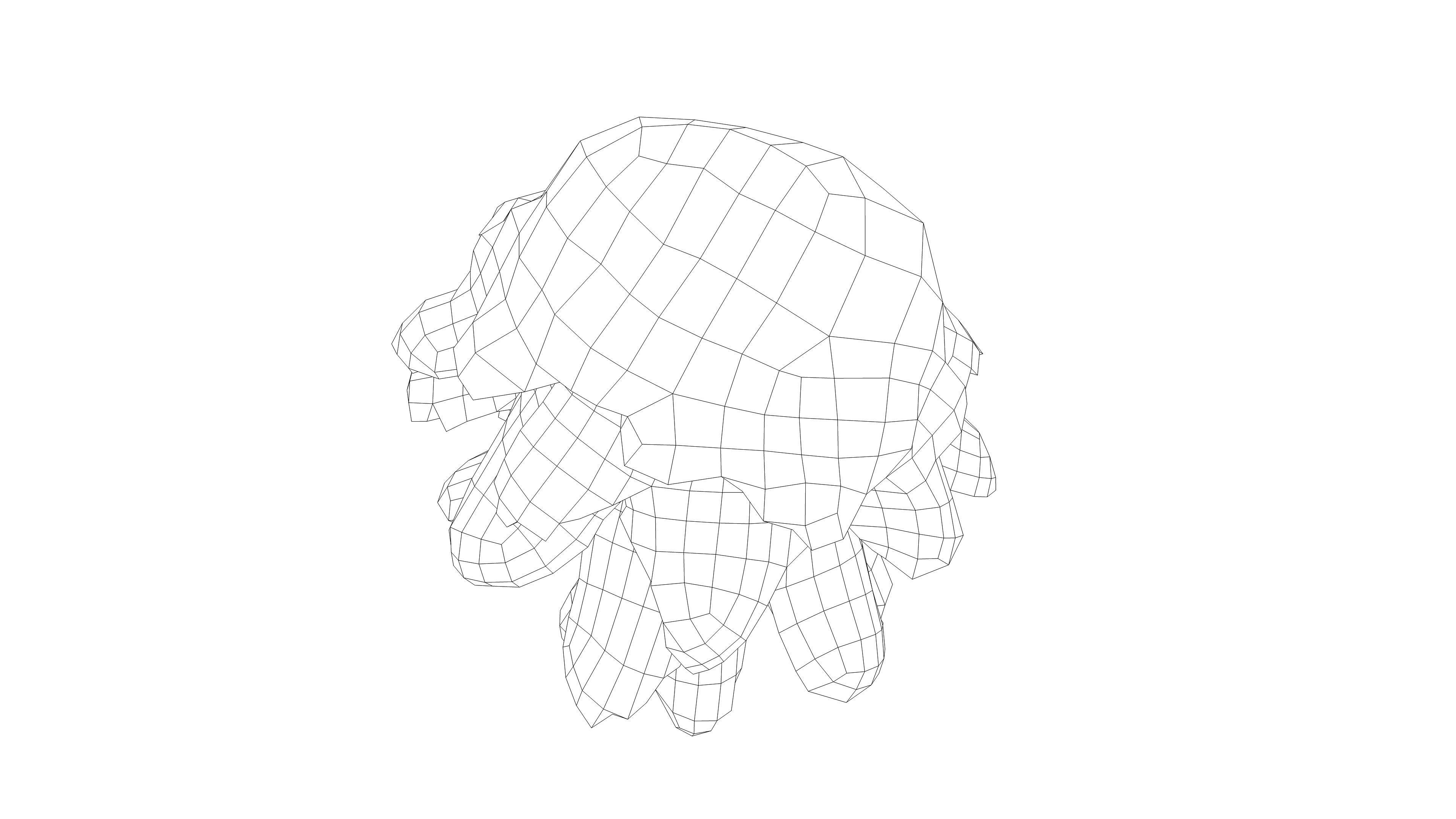 Photorealistic 3D scan of pine conifer cone Low-poly 3D model_17