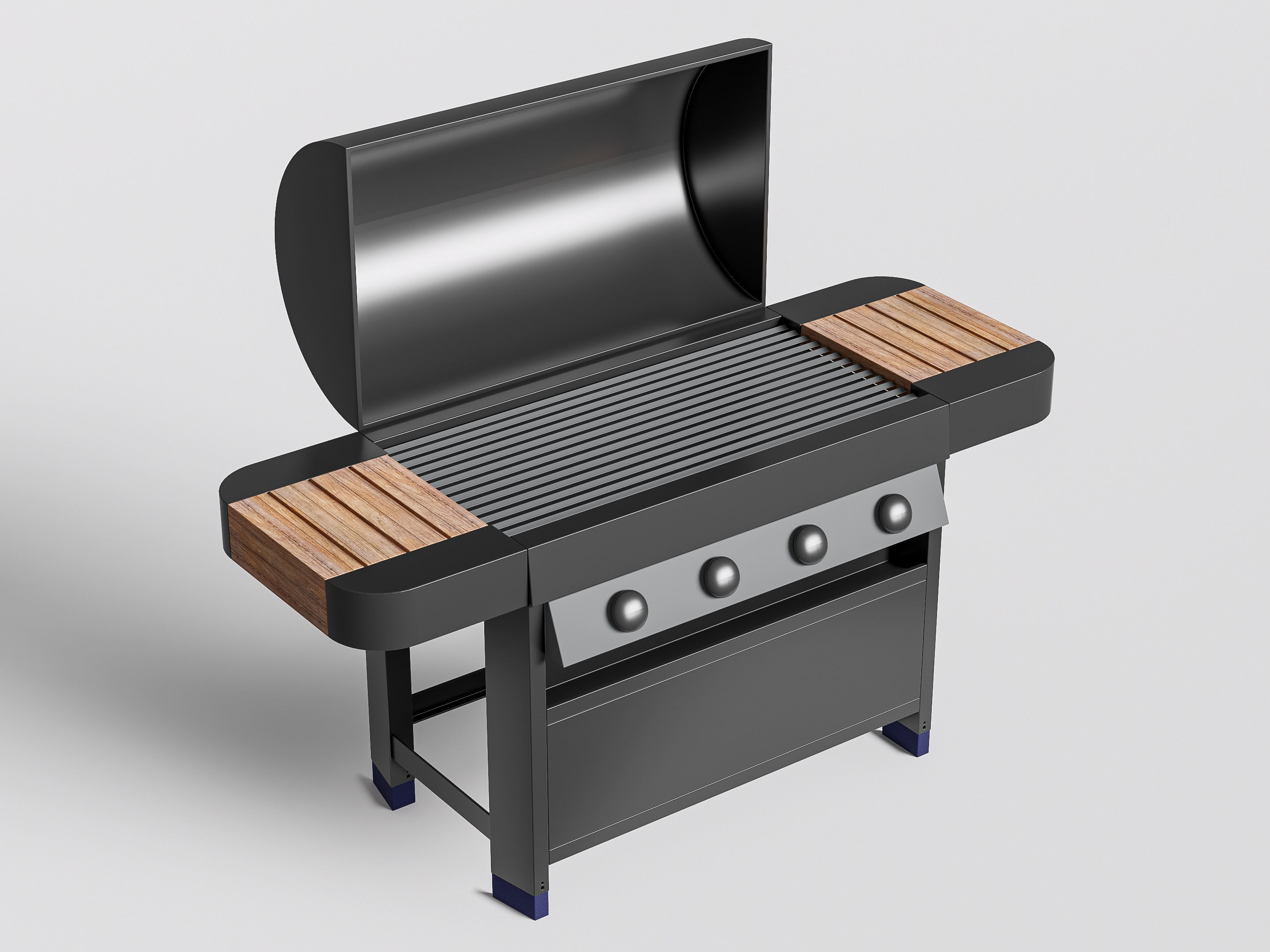 Barbecue grill 3 3D model_5