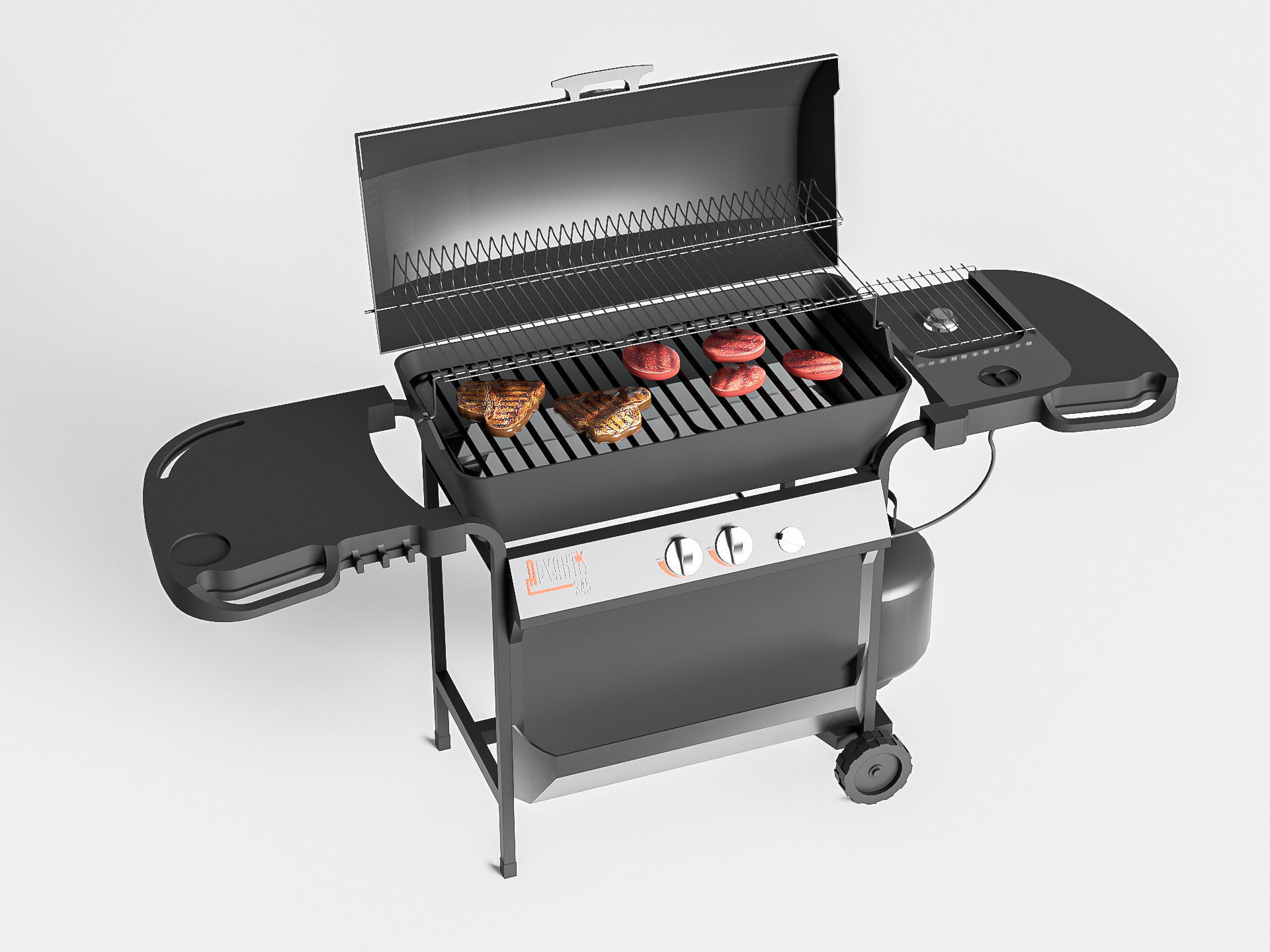 Barbecue grill 3 3D model_20