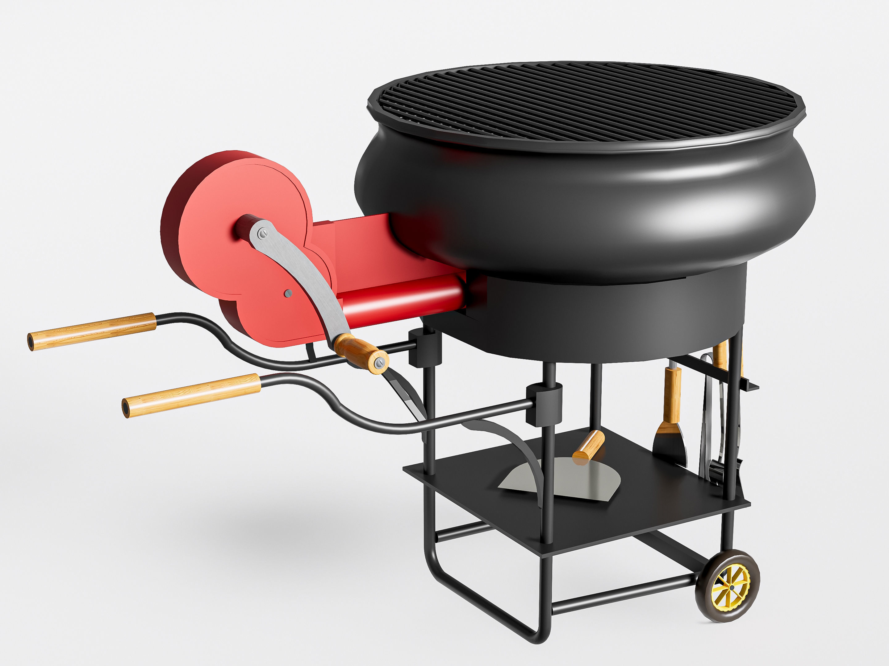 Barbecue grill 3 3D model_15