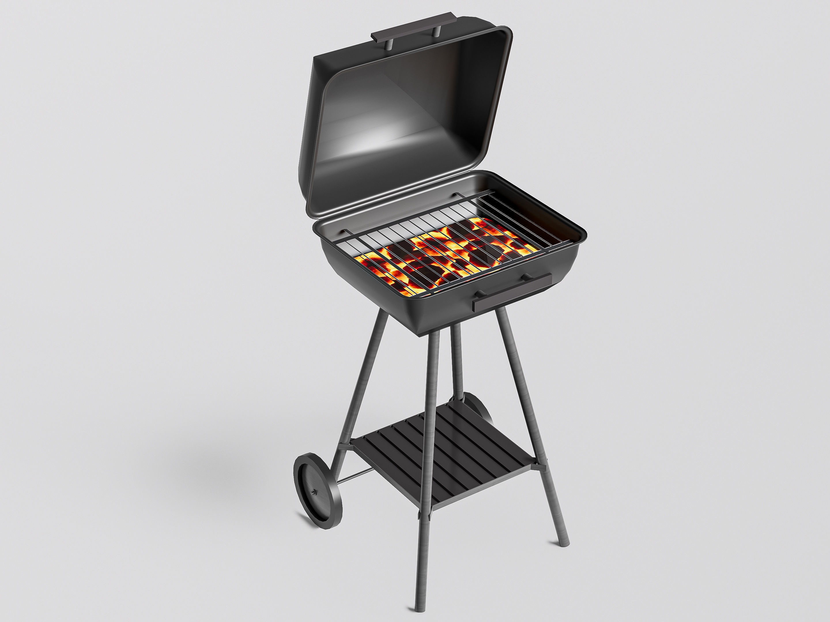 Barbecue grill 3 3D model_14