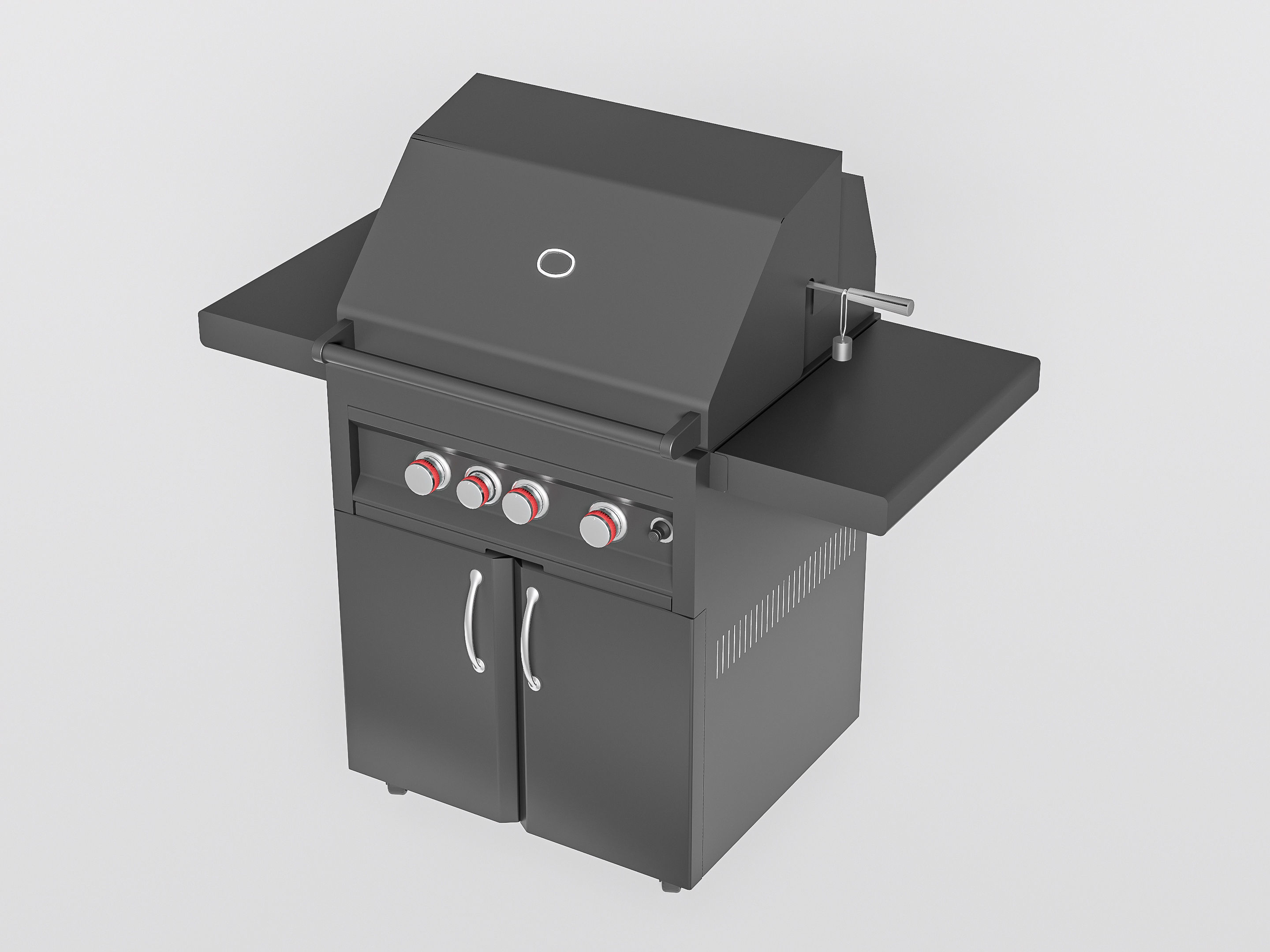 Barbecue grill 3 3D model_6