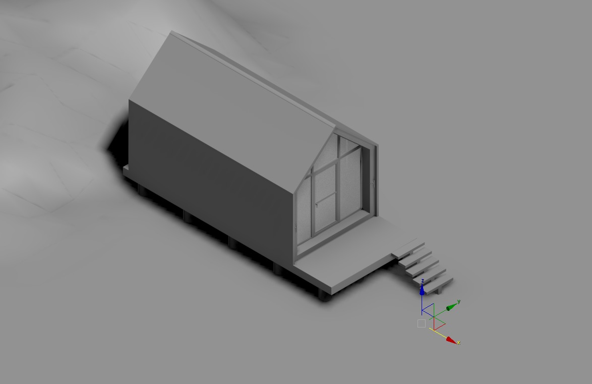 Cabana house  3D model_5