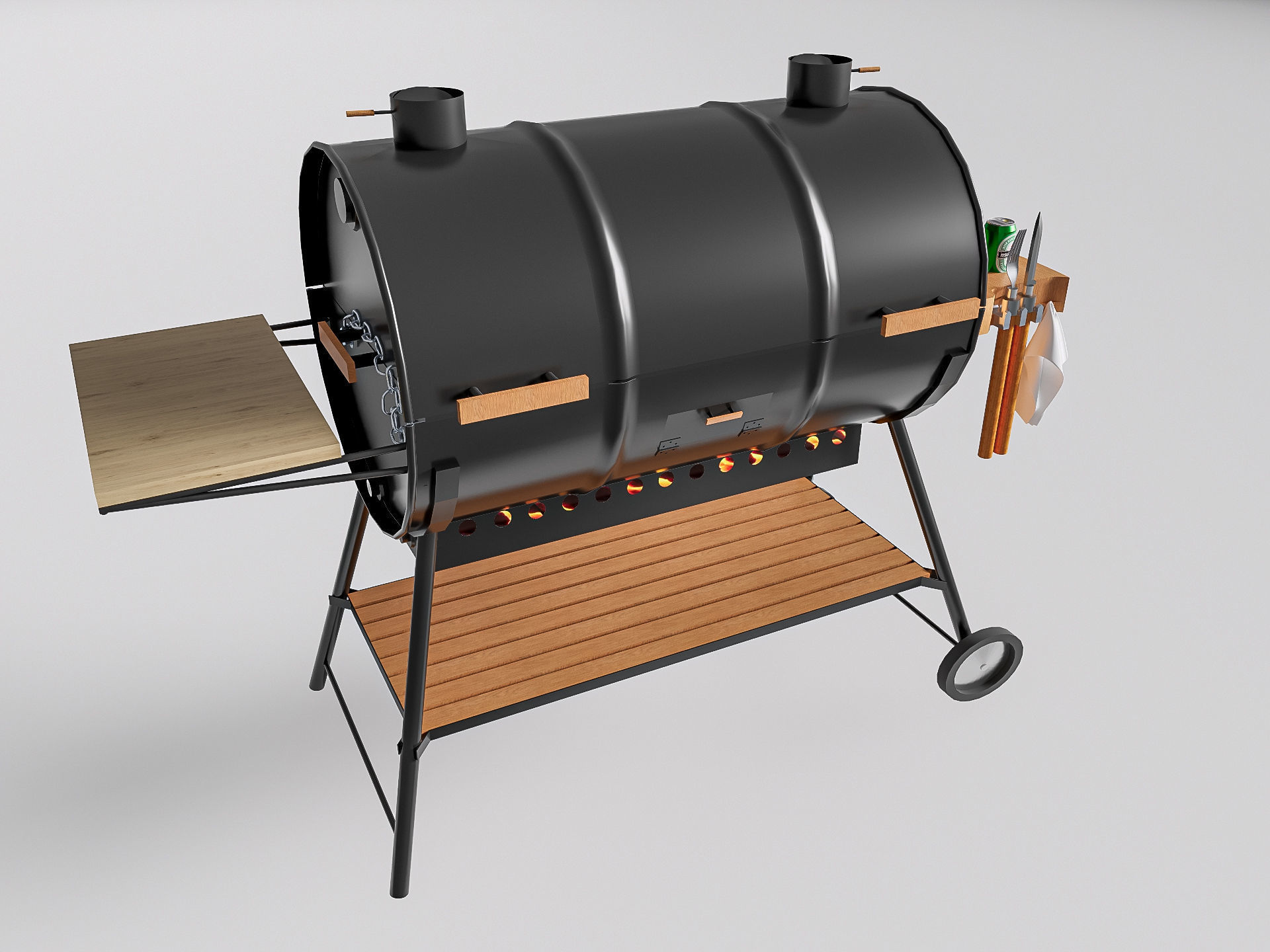 Barbecue grill 4 3D model_19