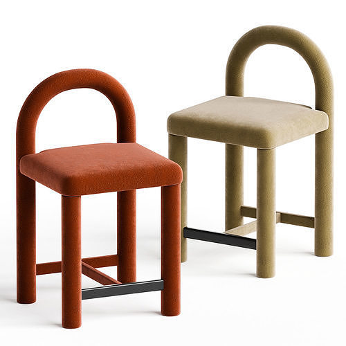 Temi Counter Chair   3D model