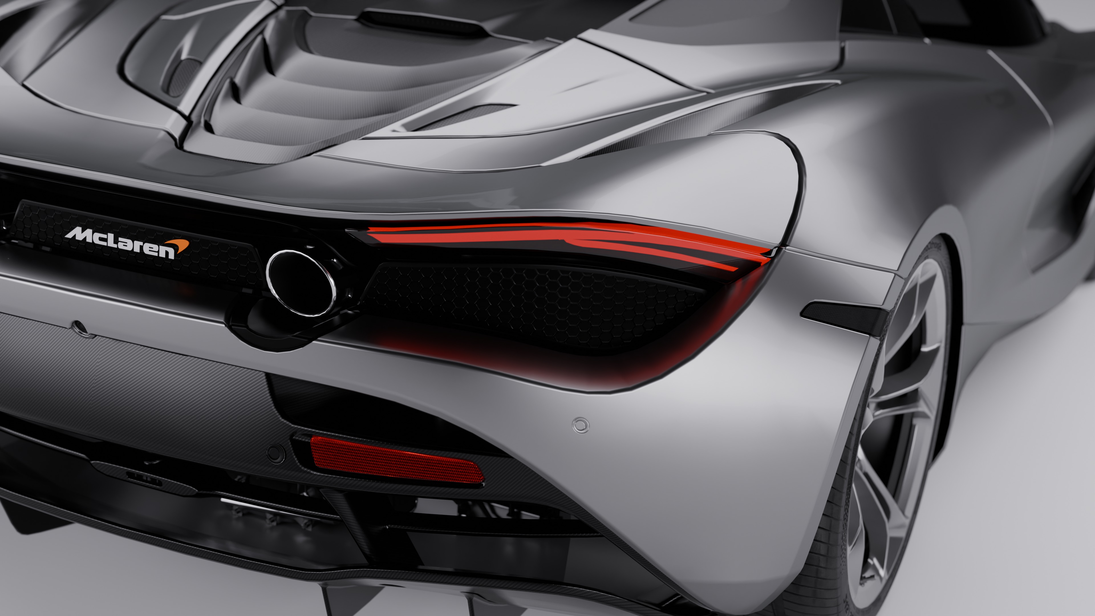 Mclaren 720s 3D Model 3D model_3