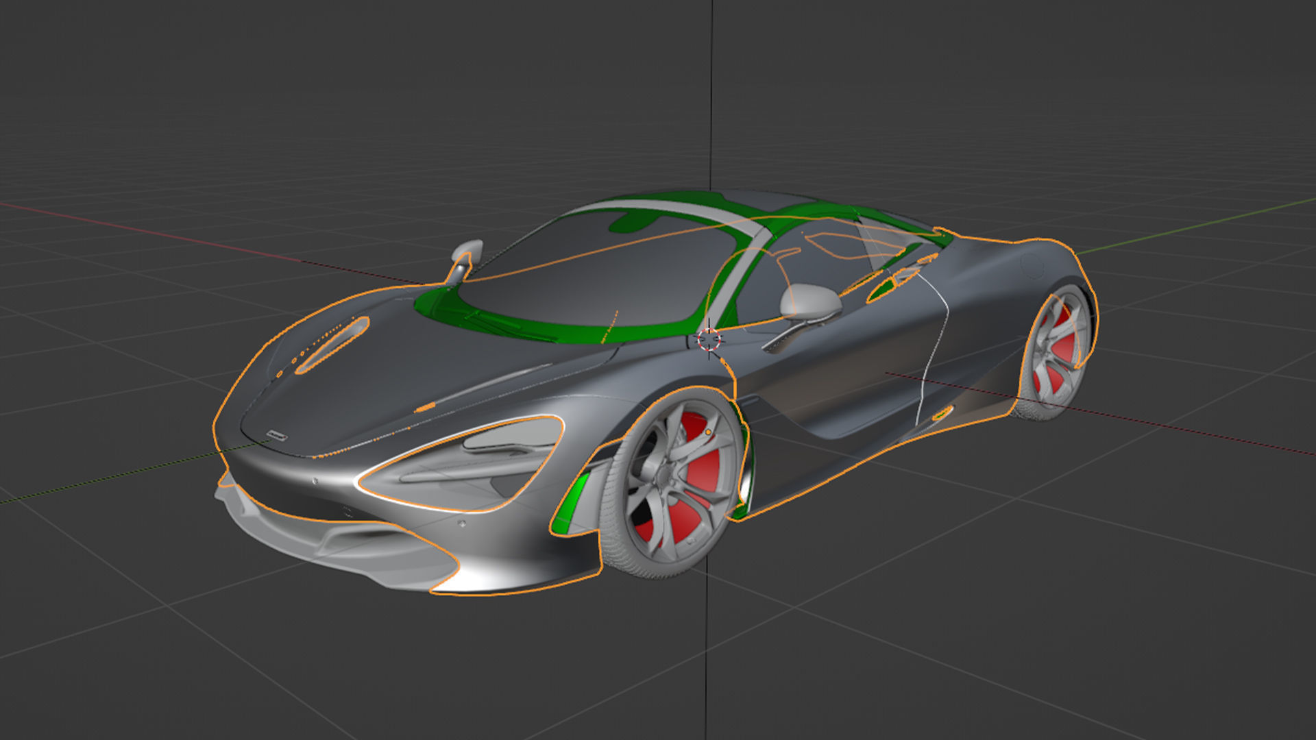 Mclaren 720s 3D Model 3D model_5