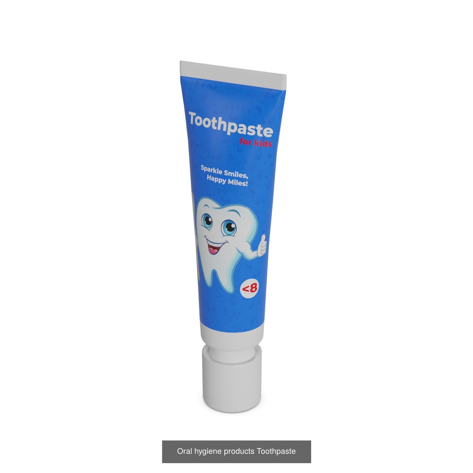 Toothpaste pack 3D Model Collection_1