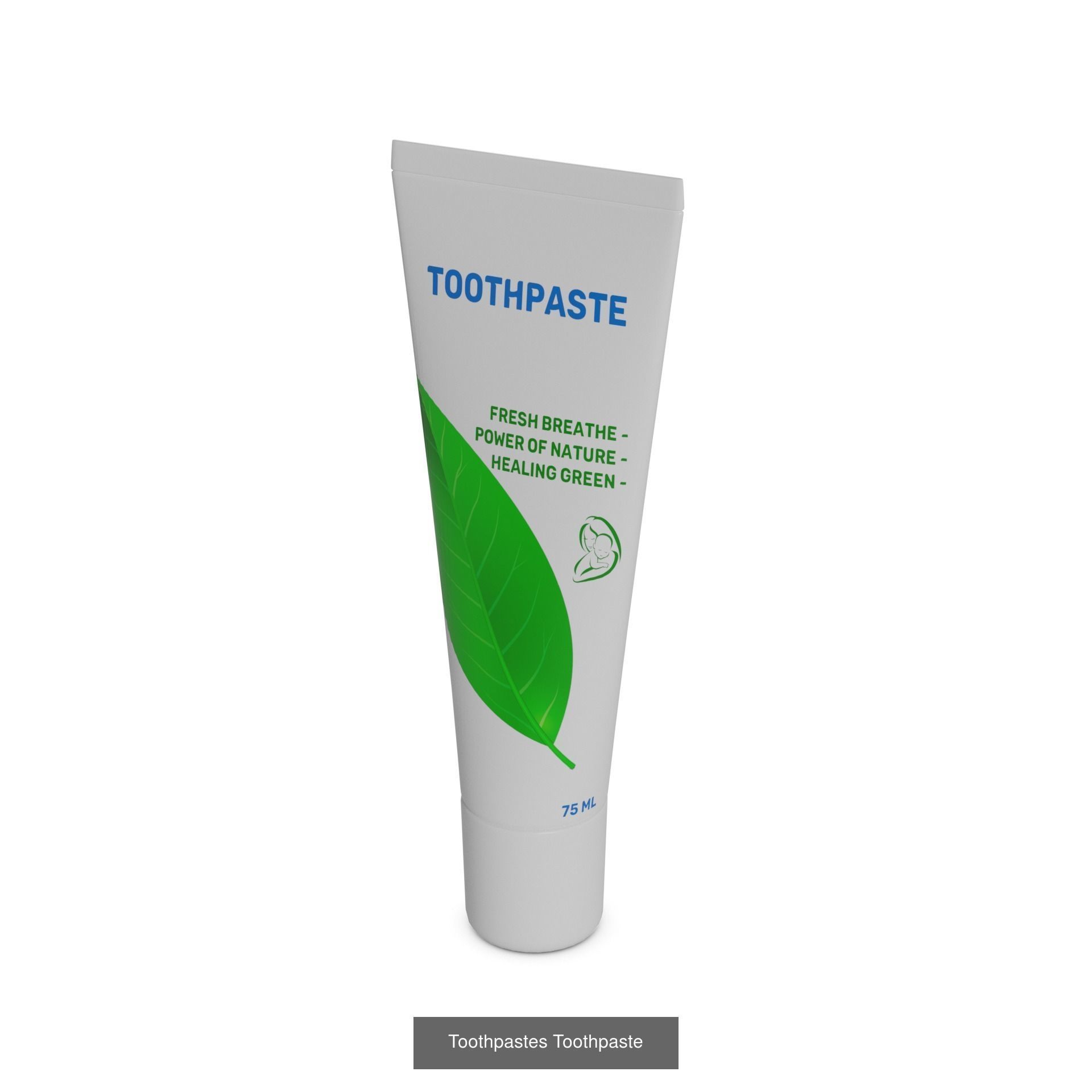 Toothpaste pack 3D Model Collection_3