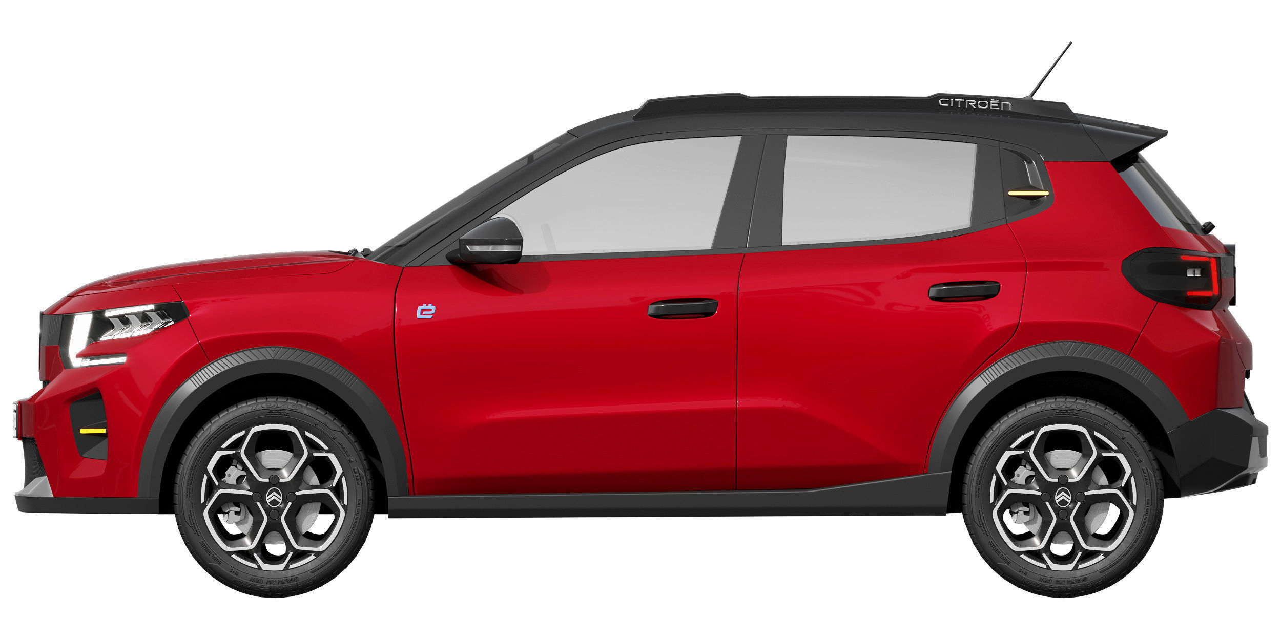 Citroen e-C3 2024 3D model_5