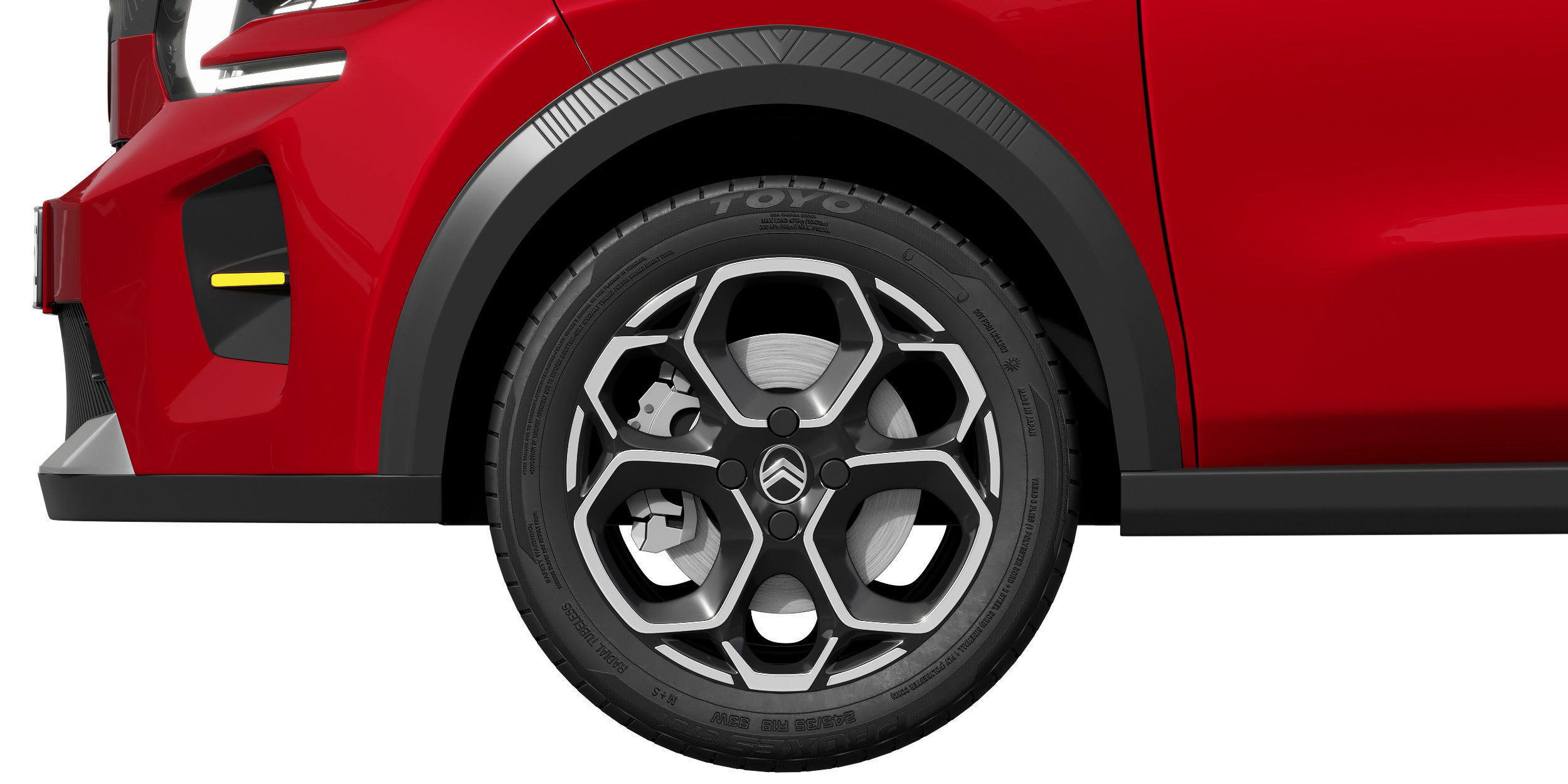 Citroen e-C3 2024 3D model_10