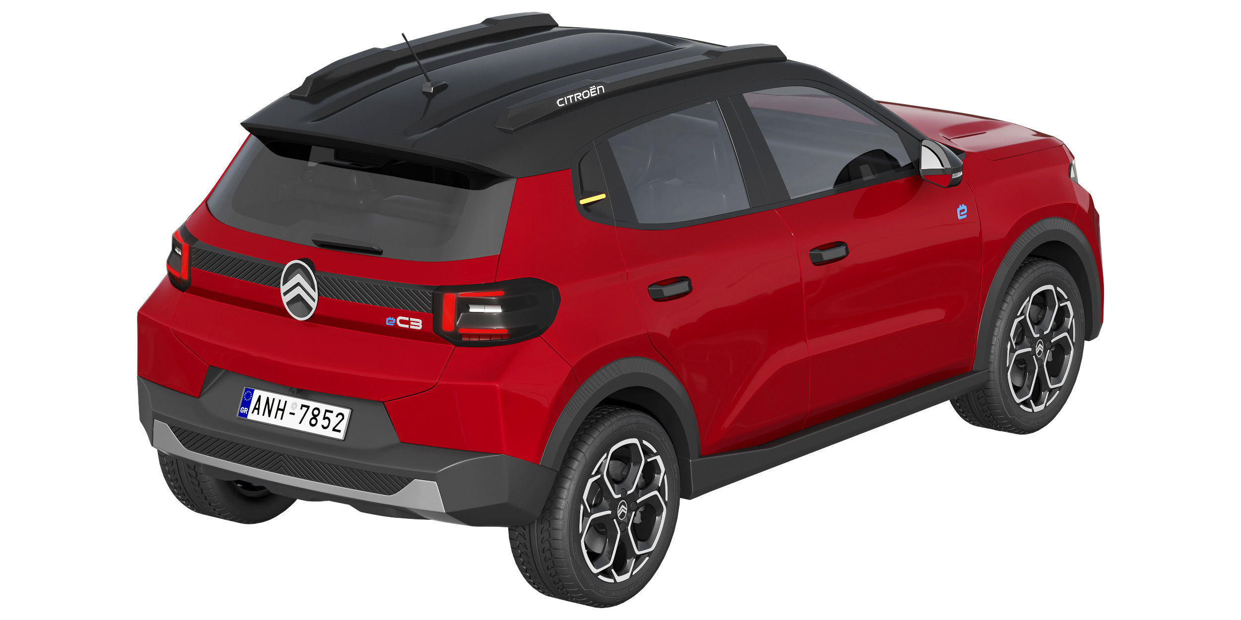 Citroen e-C3 2024 3D model_4