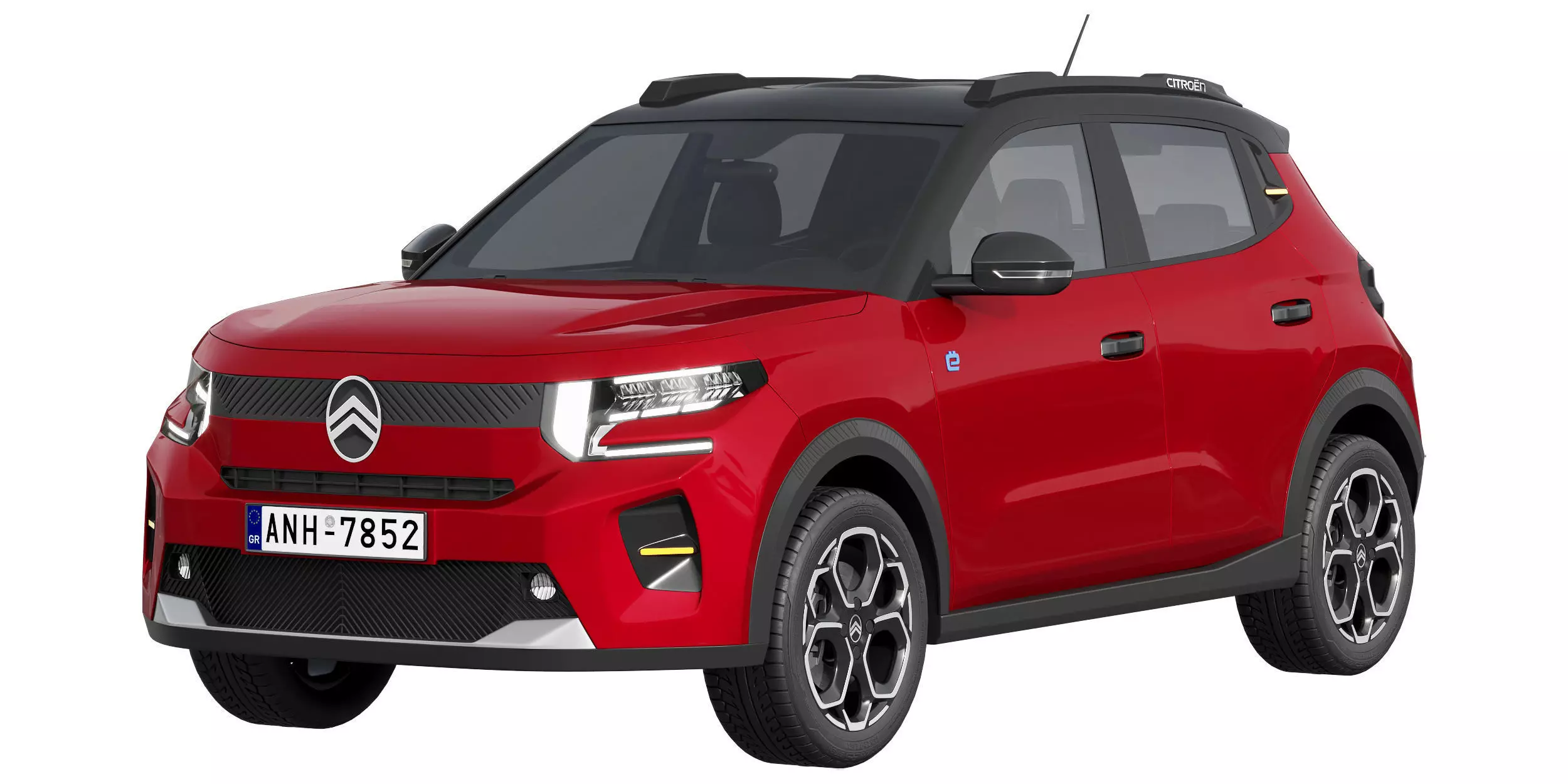 Citroen e-C3 2024 3D model_0