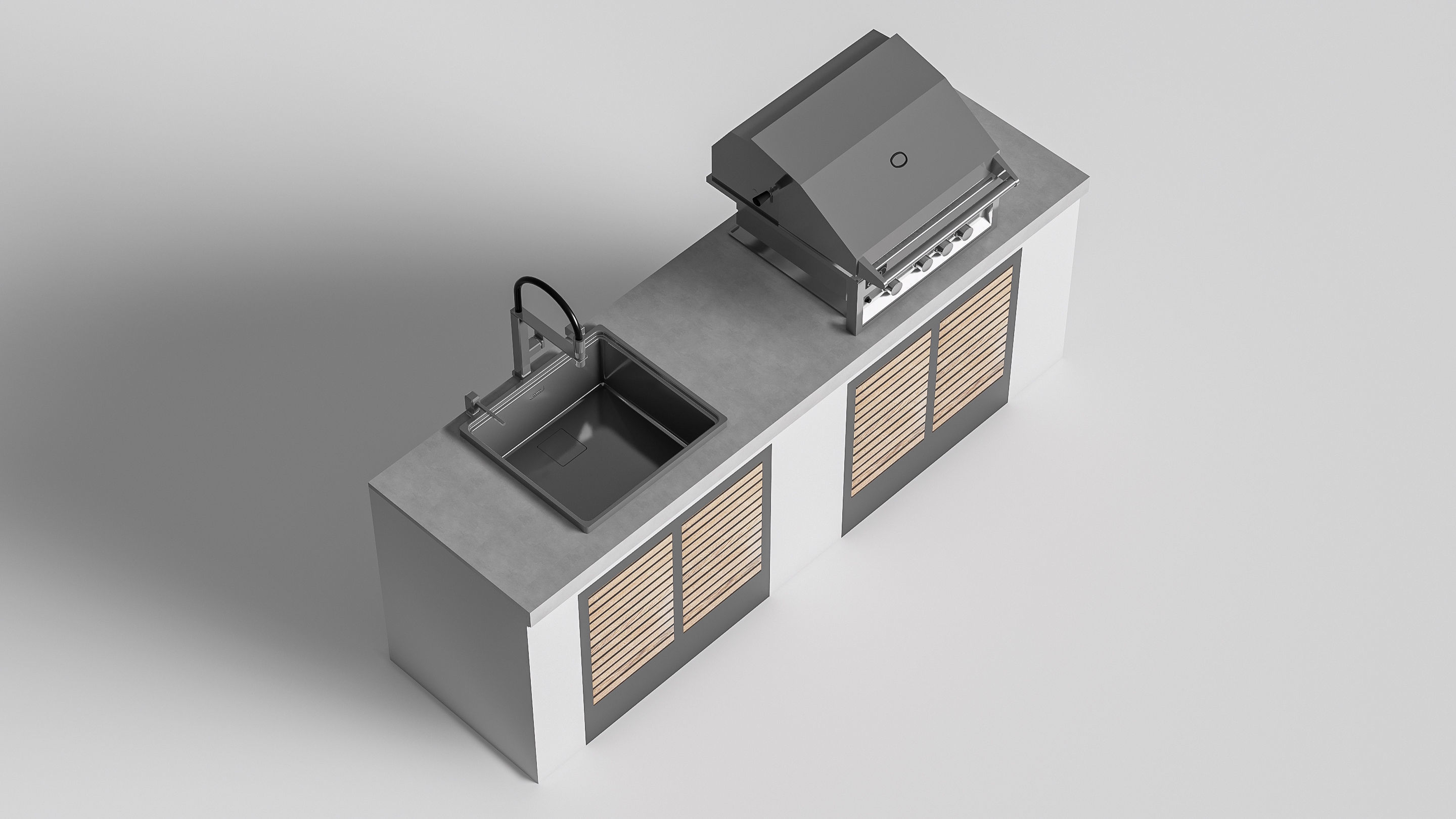 Barbecue grill 5 3D model_9