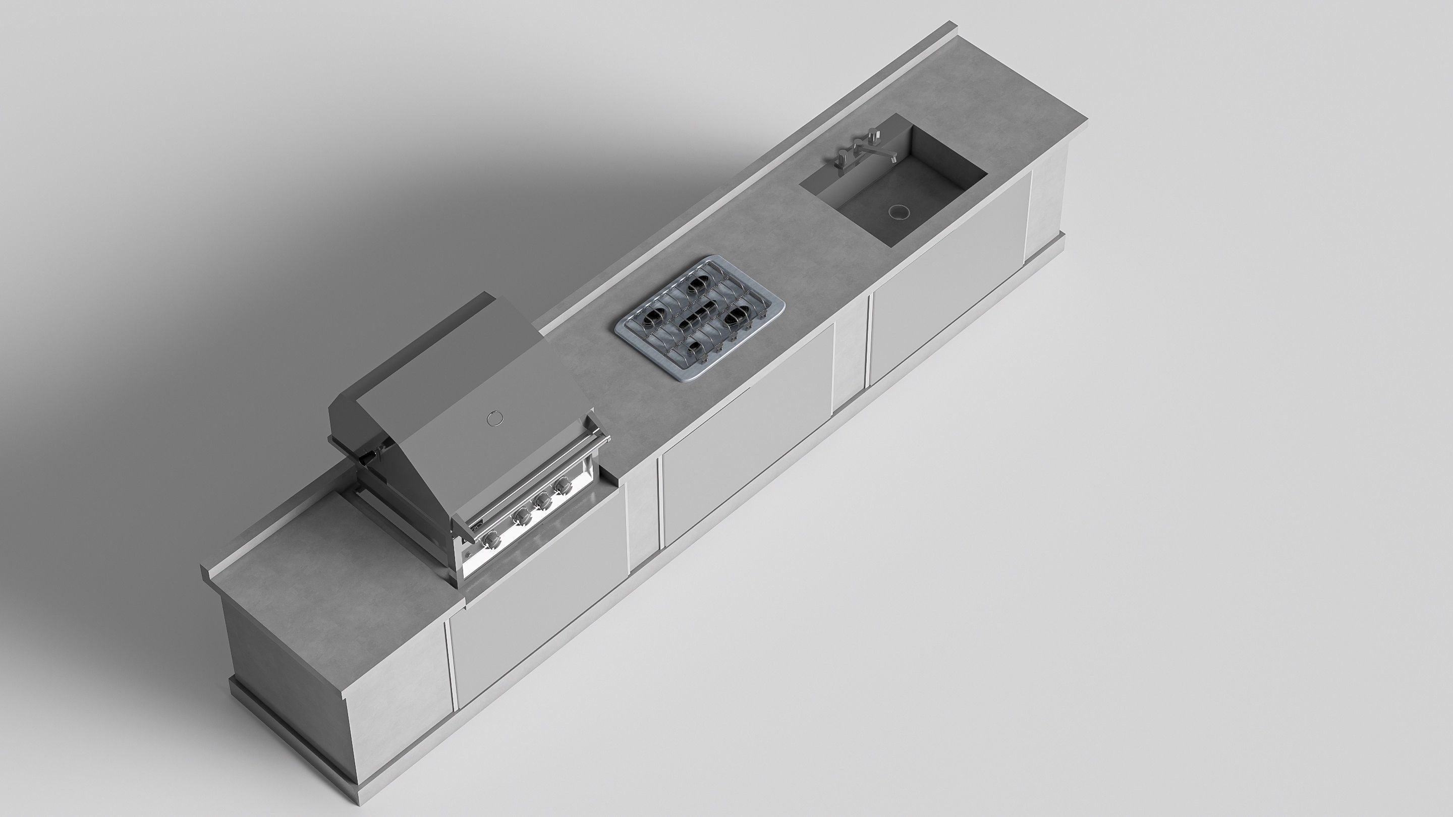 Barbecue grill 5 3D model_12