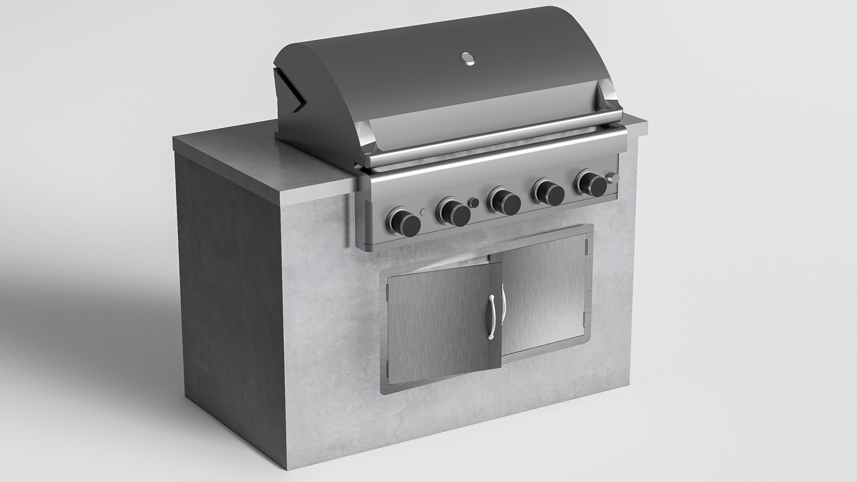 Barbecue grill 5 3D model_21