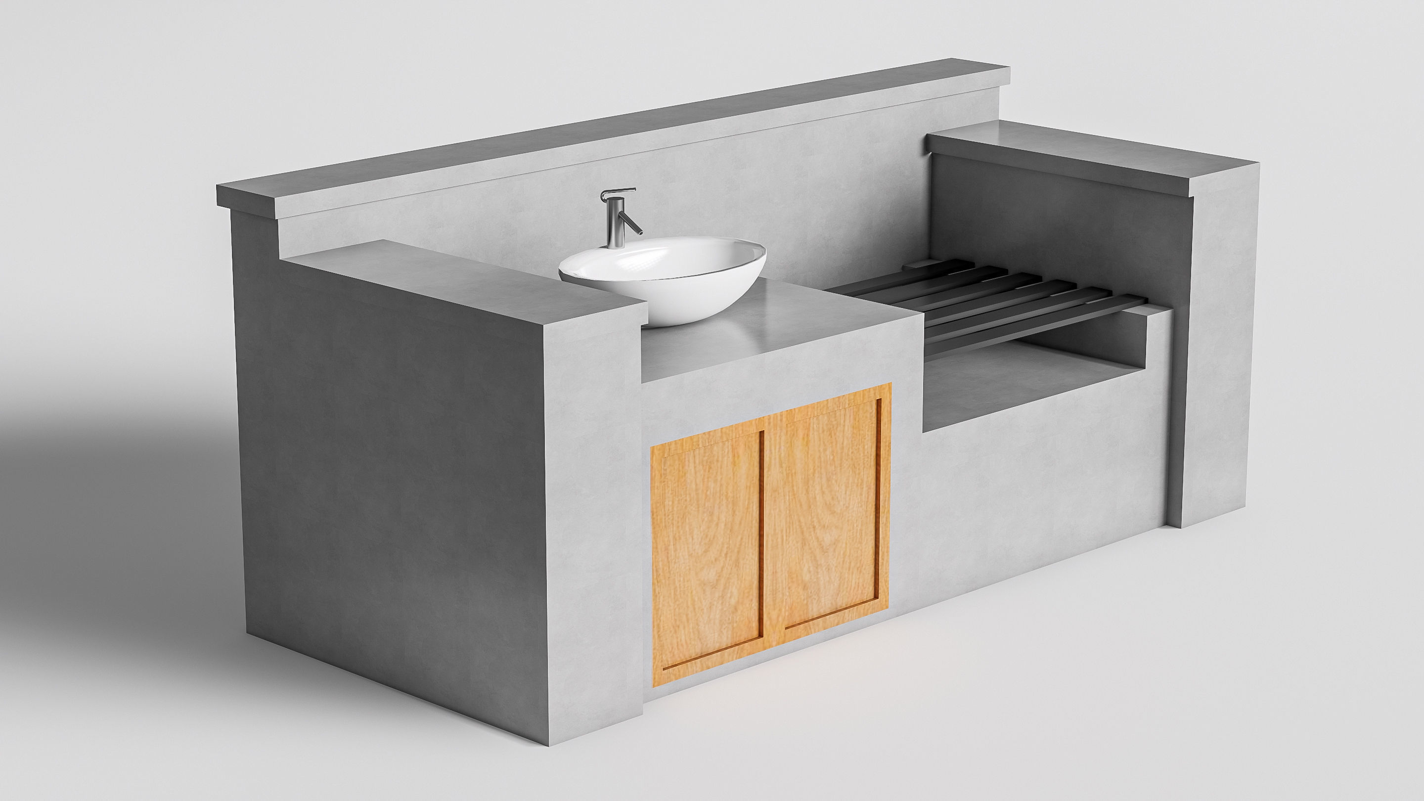 Barbecue grill 5 3D model_14