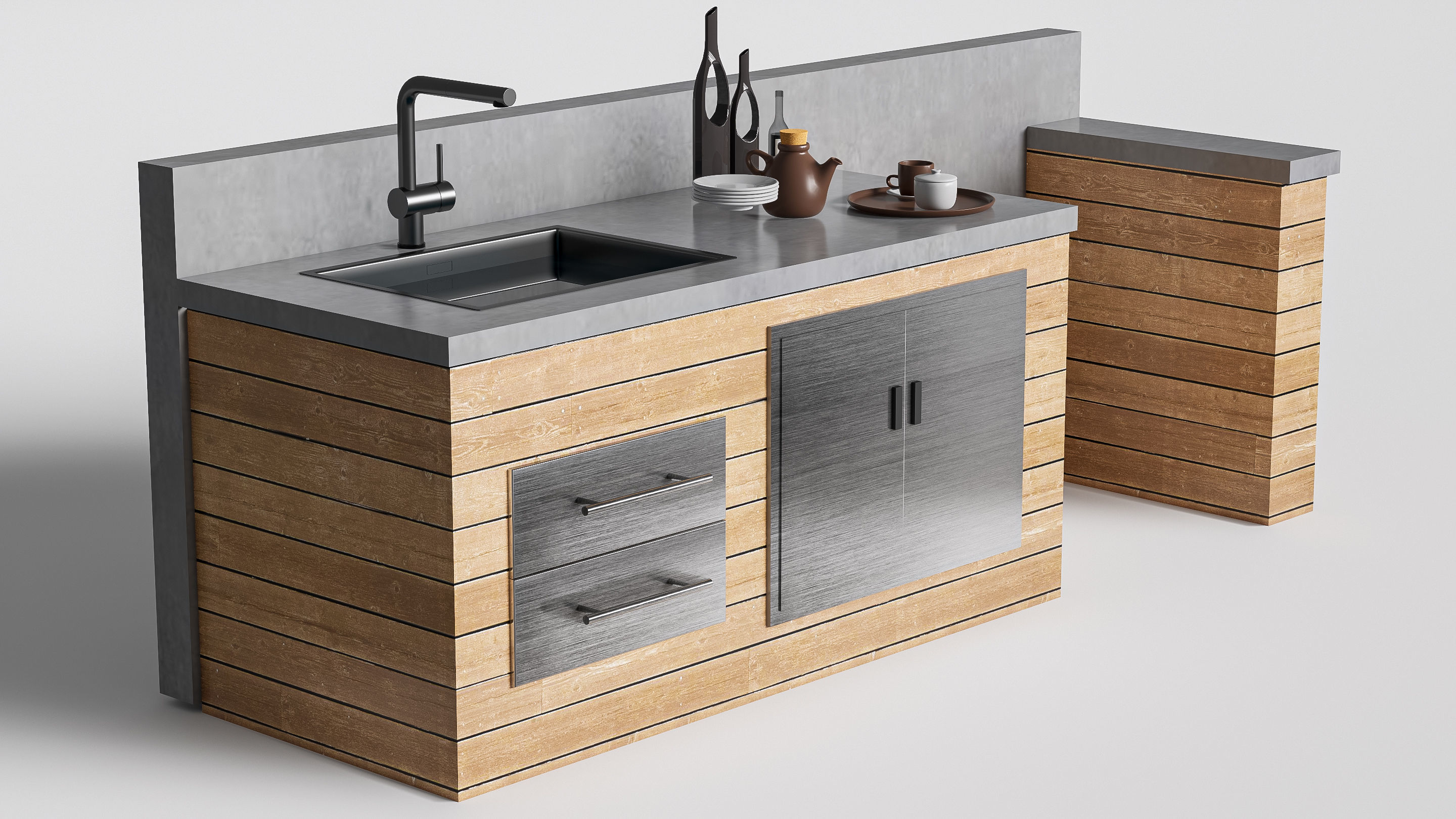 Barbecue grill 5 3D model_5