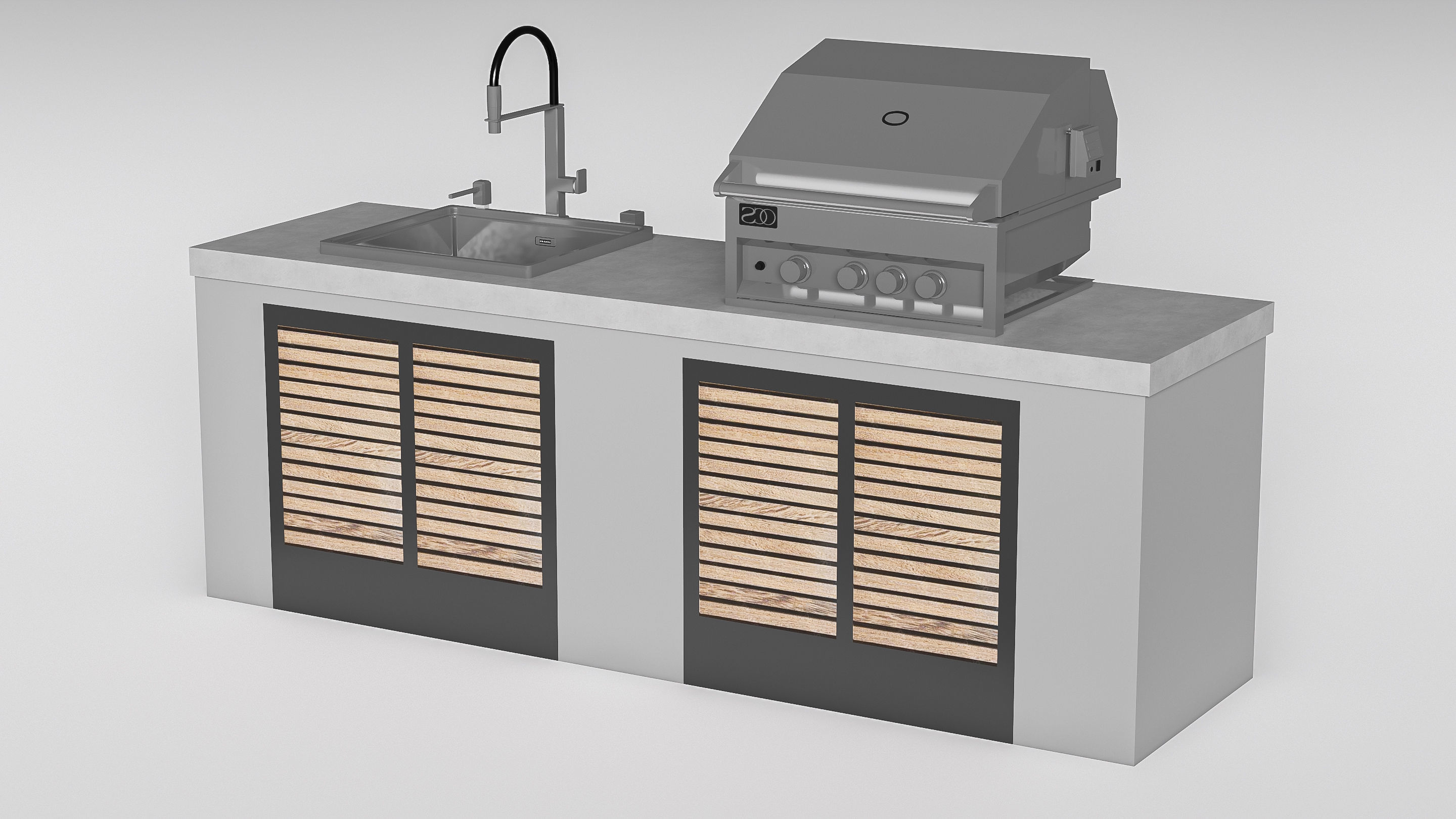Barbecue grill 5 3D model_19