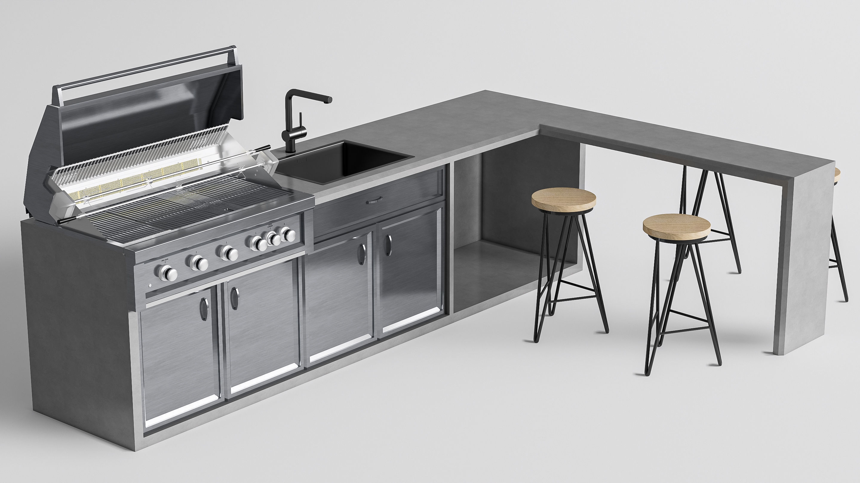 Barbecue grill 5 3D model_24