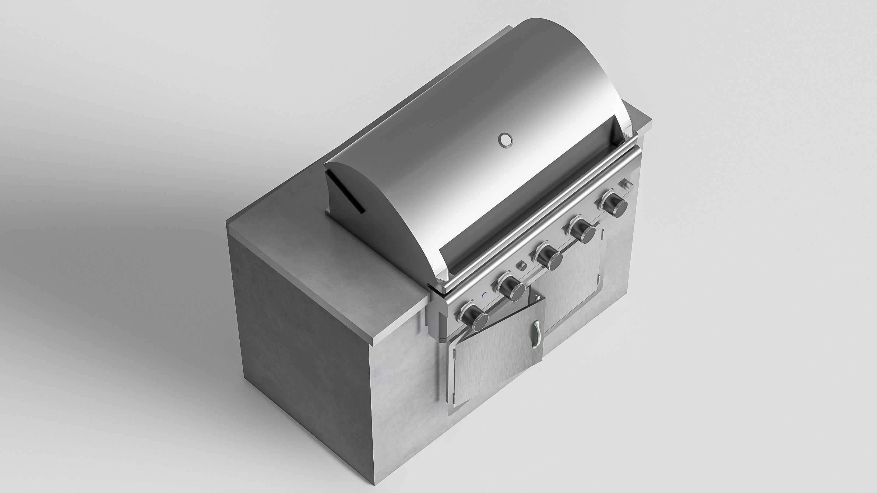 Barbecue grill 5 3D model_16