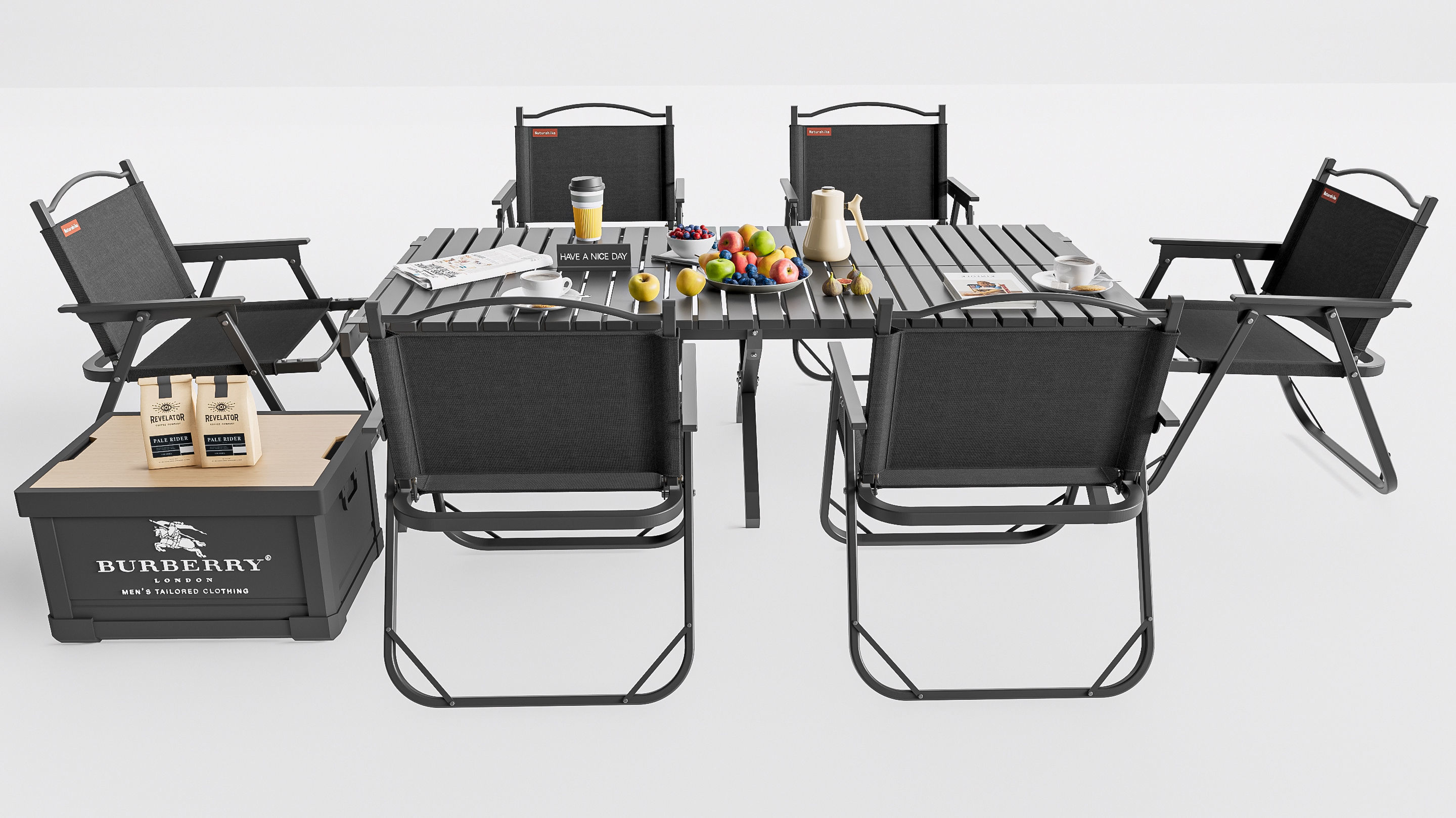 Barbecue grill  3D model_4