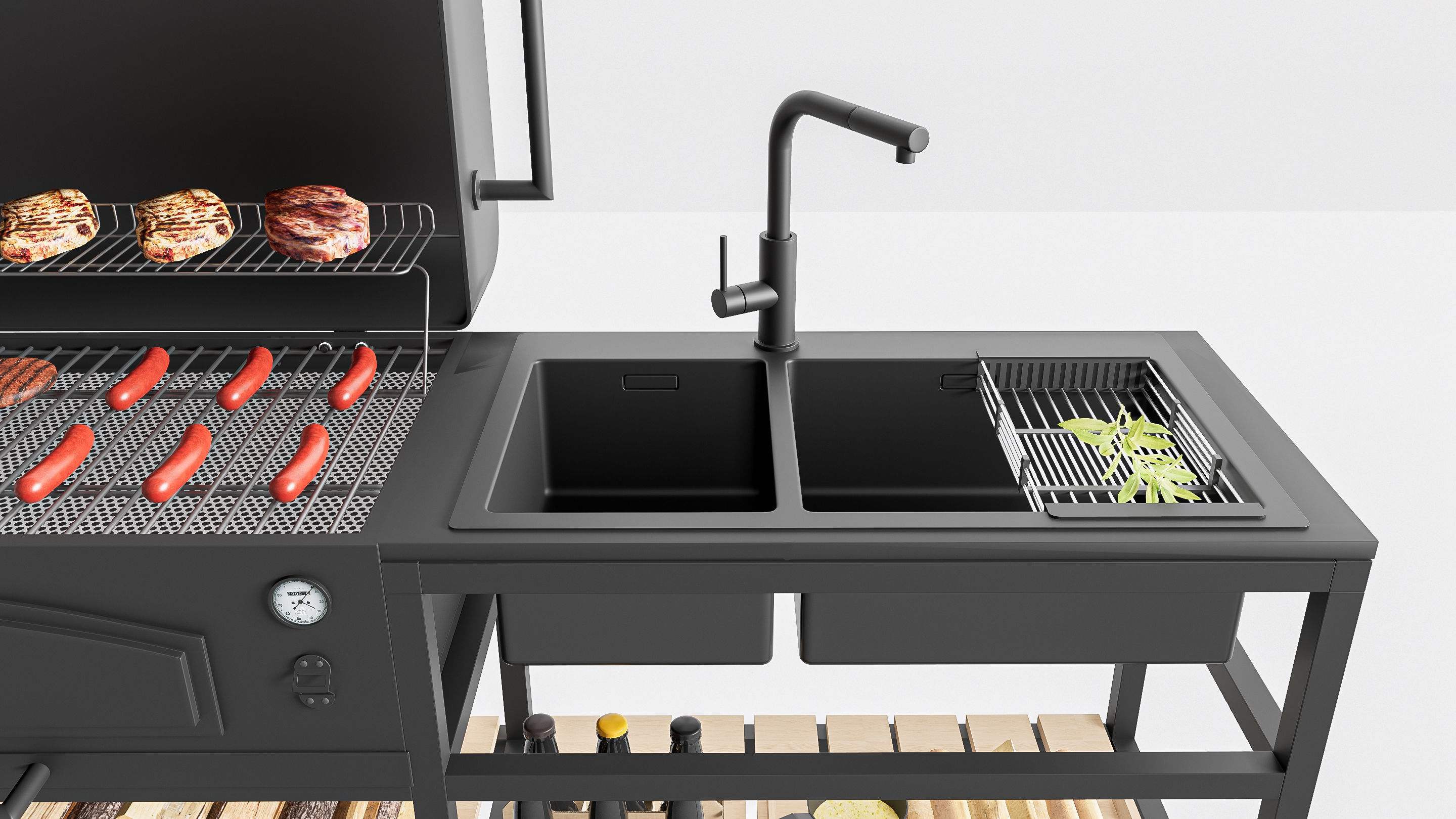 Barbecue grill  3D model_13