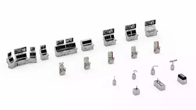 Sci Fi Interior Hard Surface Kitbash 