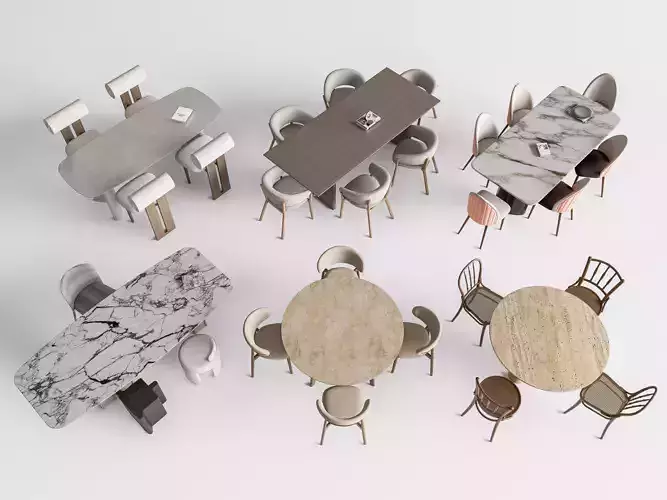 Dining table and chairs 1