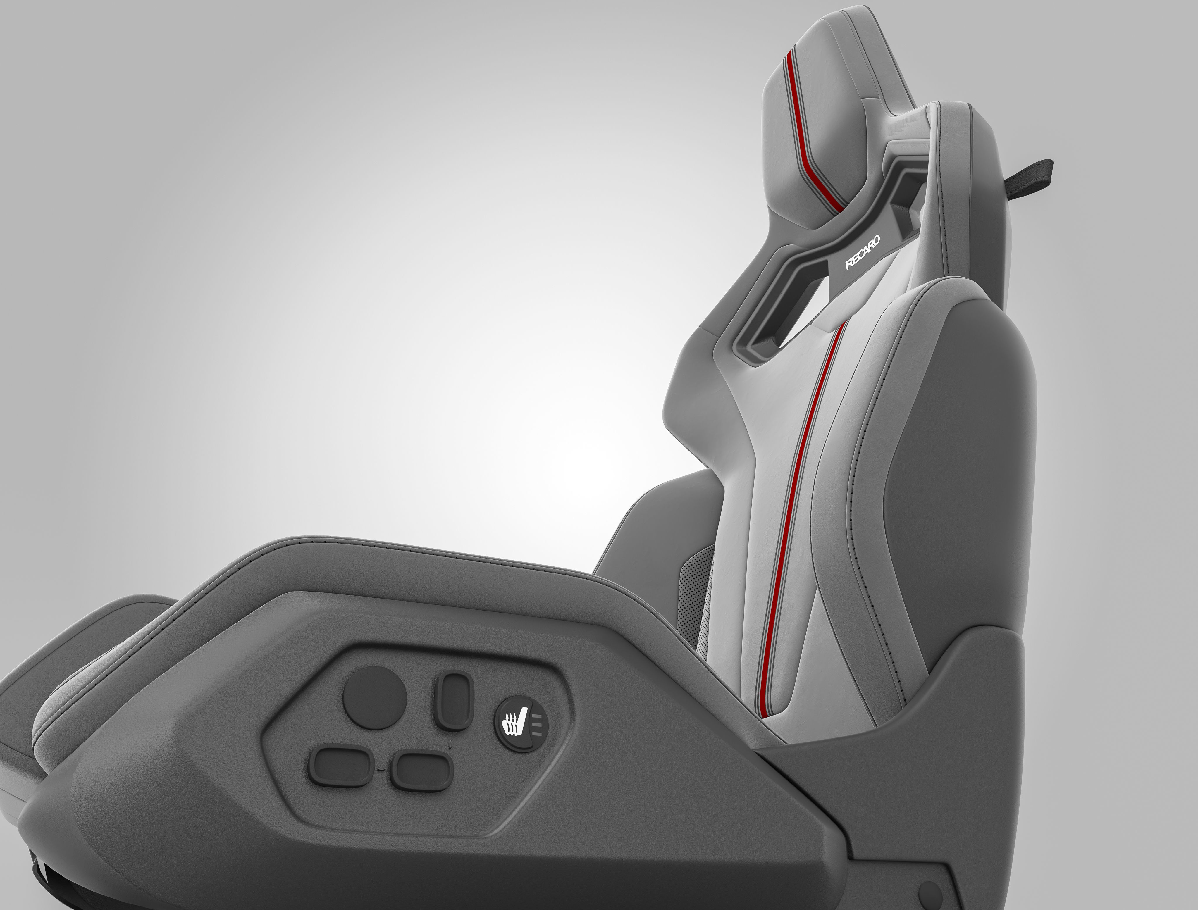 RECARO SPORT C 3D Model  Low-poly 3D model_9