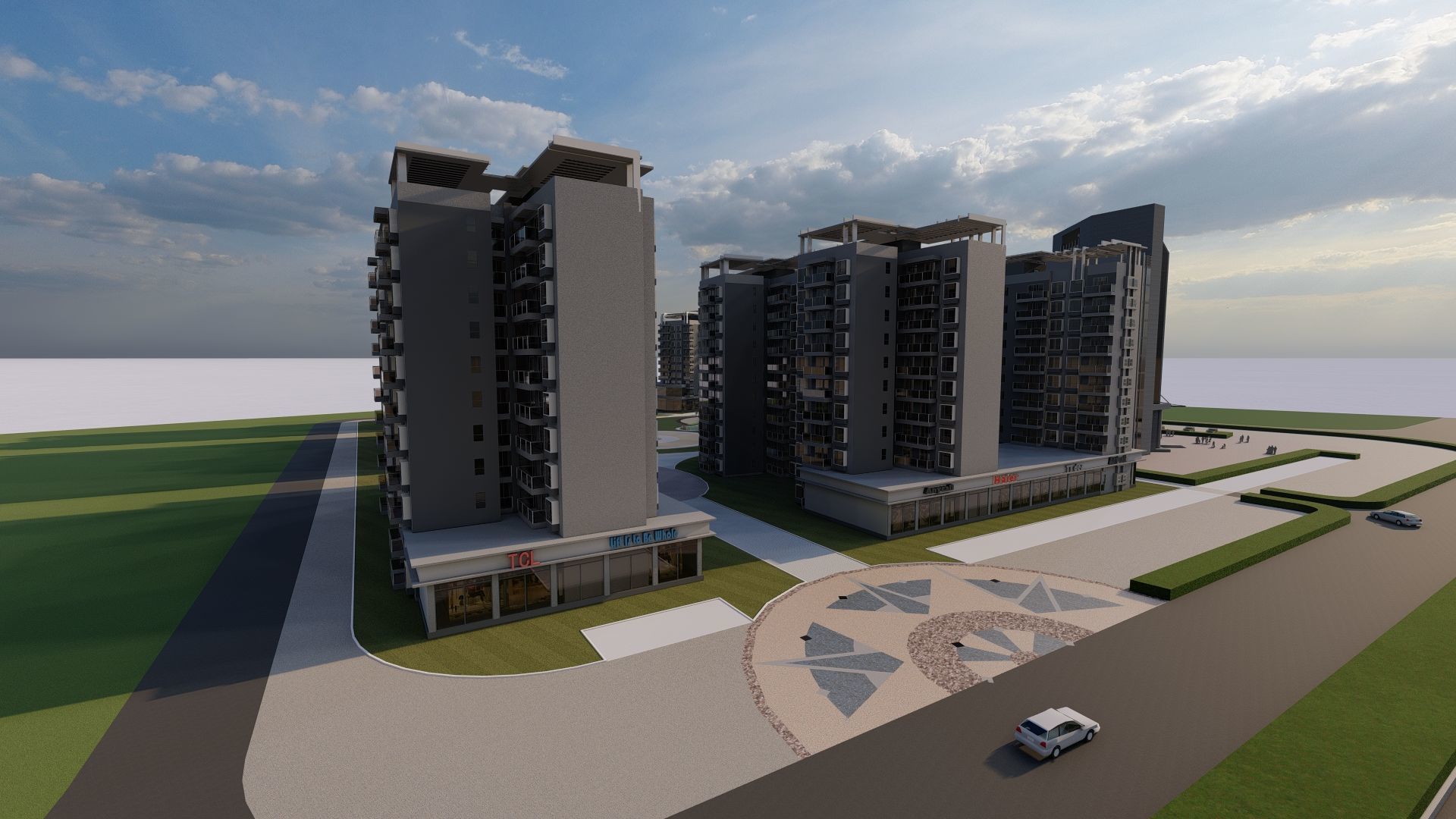 residential complex 3D model_8
