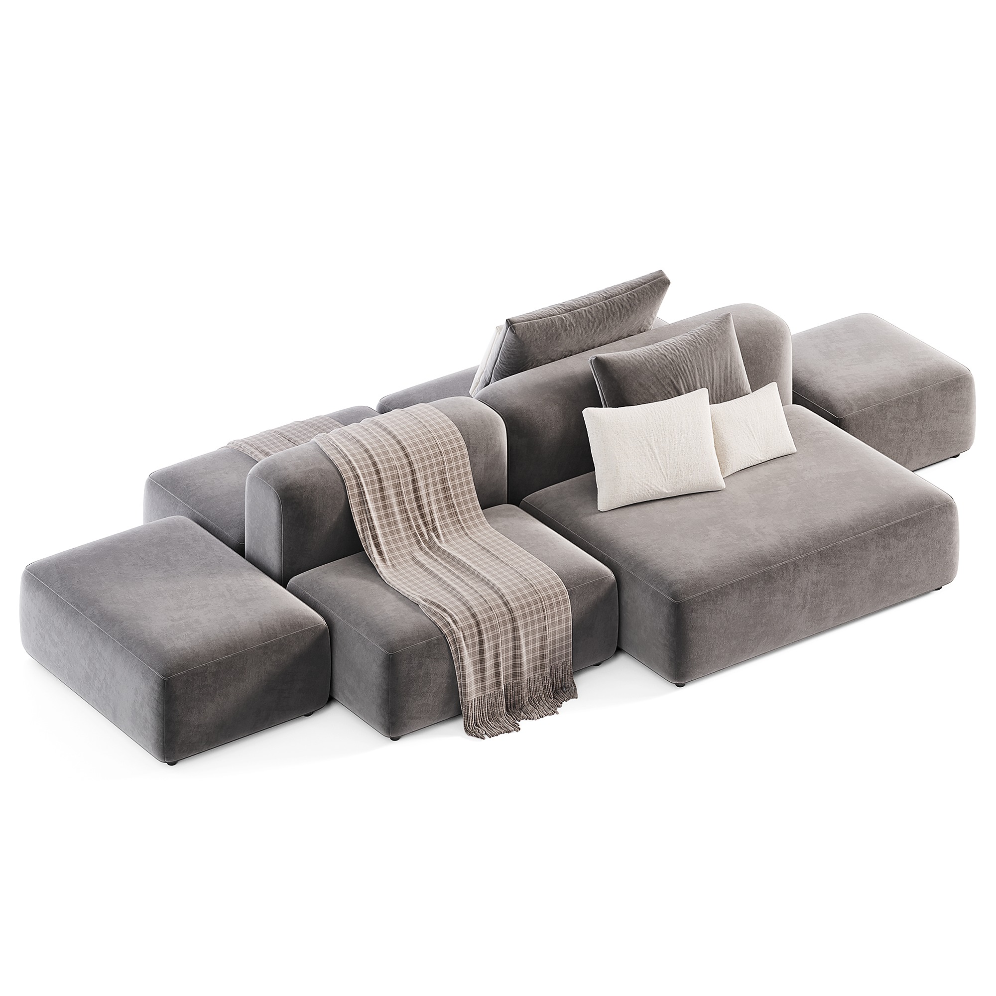 COSY ISLAND By MDF Italia Low-poly 3D model_1