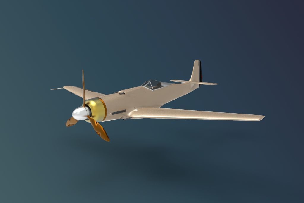 Focke-Wulf Fw 190 3D model_2