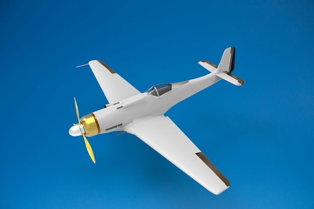 Focke-Wulf Fw 190 3D model_3