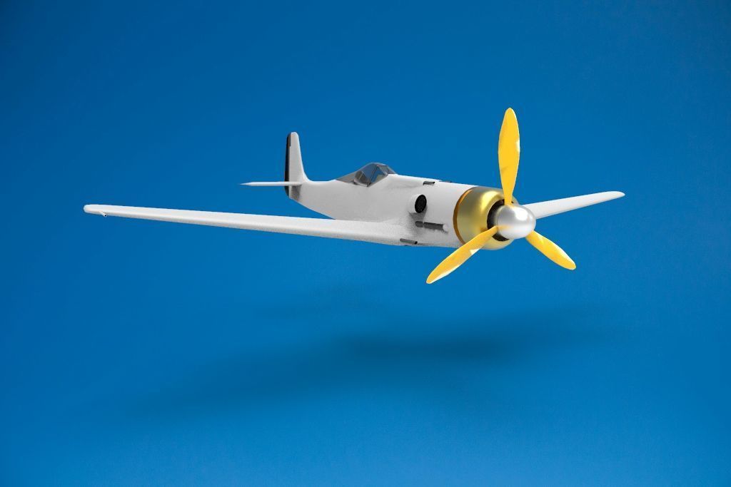 Focke-Wulf Fw 190 3D model_1