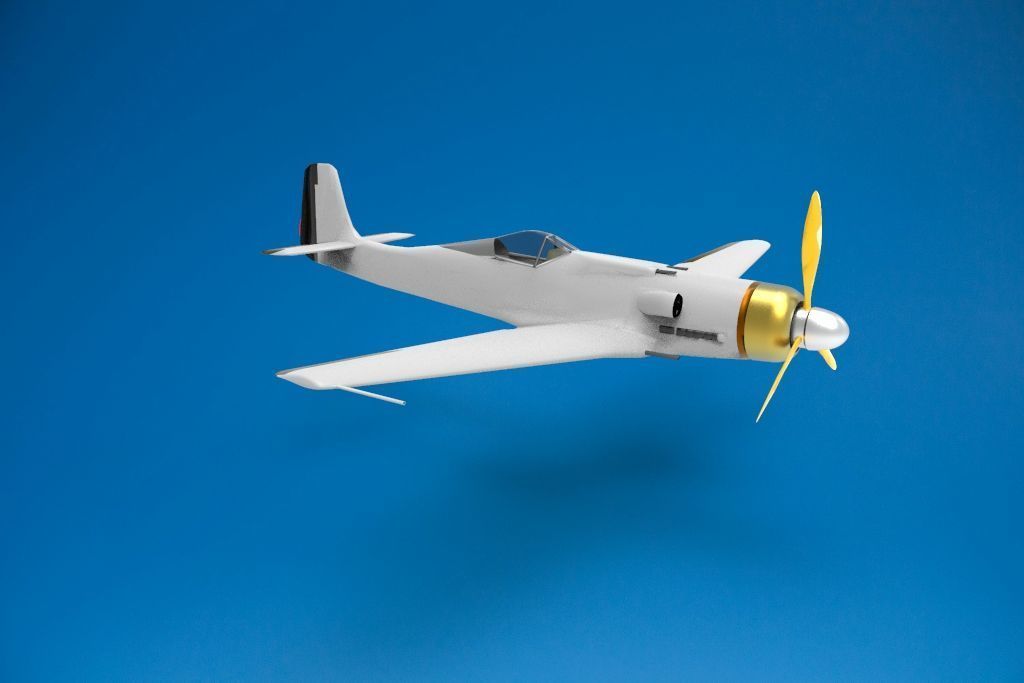 Focke-Wulf Fw 190 3D model_4