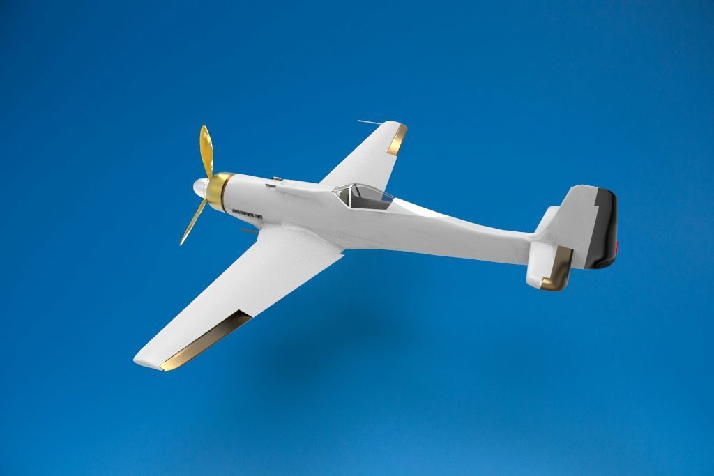 Focke-Wulf Fw 190 3D model_2