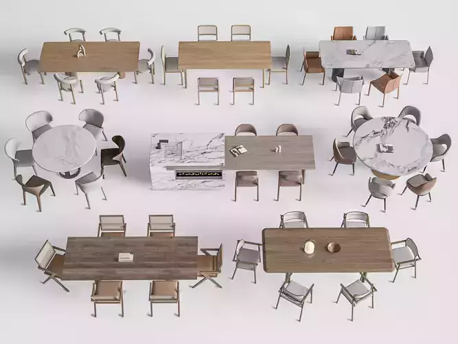 Dining table and chairs 2