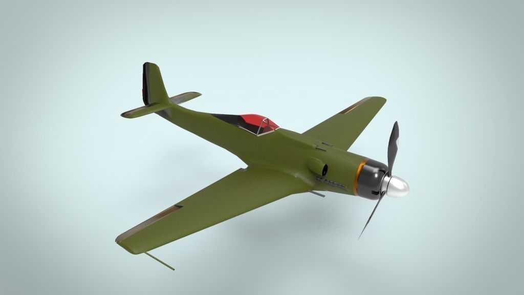 Focke-Wulf Fw 190 3D model_1