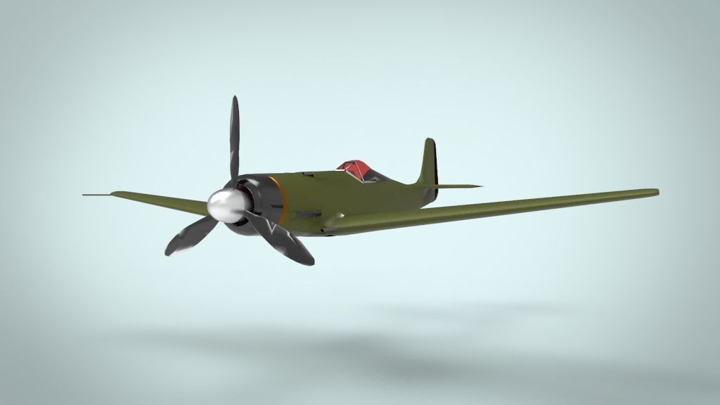 Focke-Wulf Fw 190 3D model_4