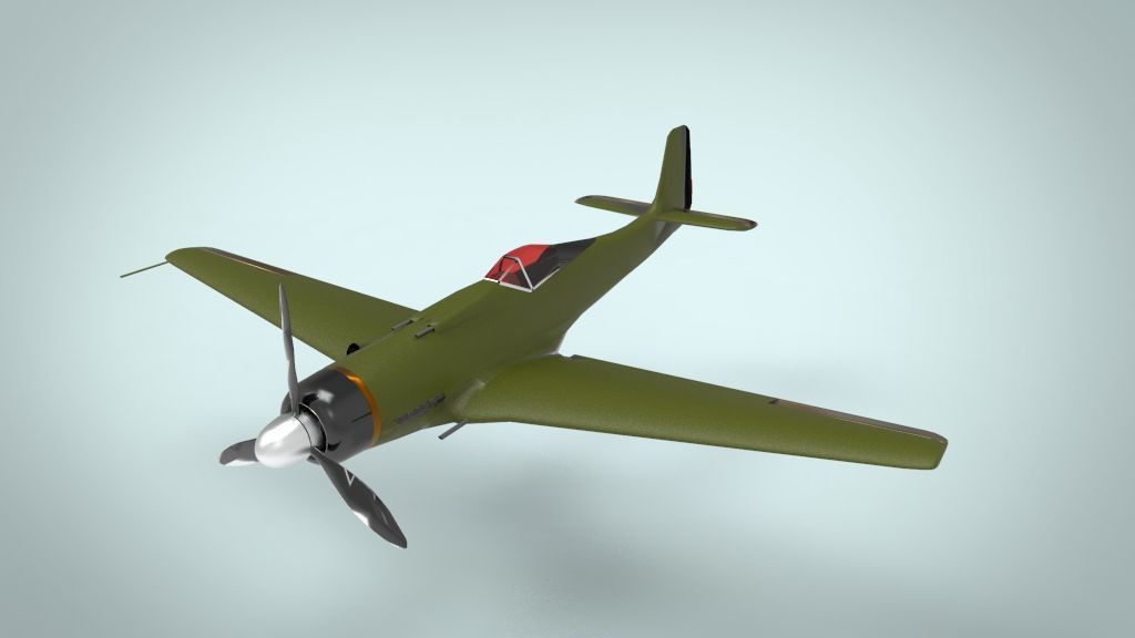 Focke-Wulf Fw 190 3D model_2