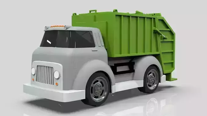 Garbage truck Cartoon Vehicle