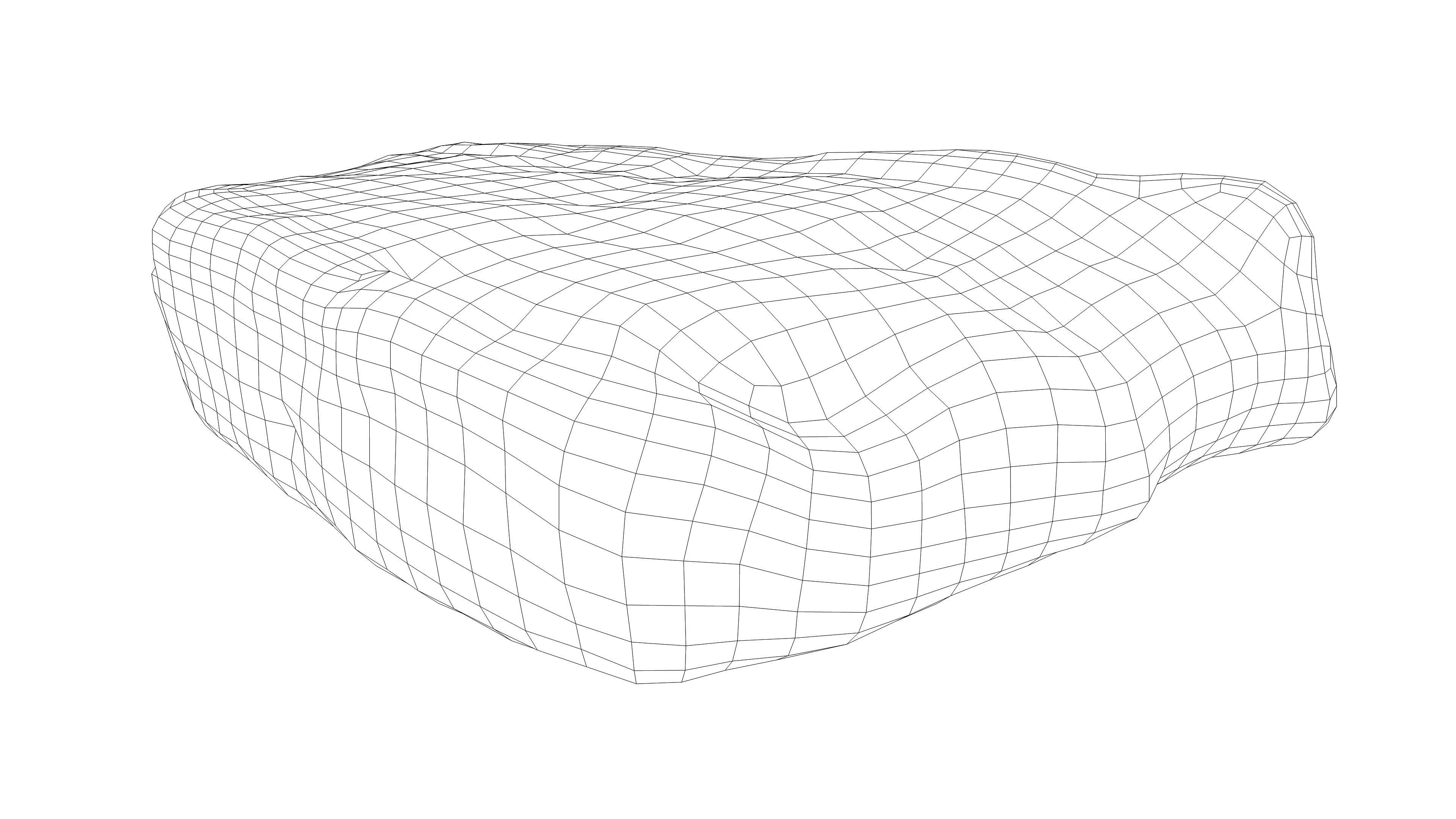 Photorealistic 3D scan of rock stone Low-poly 3D model_14