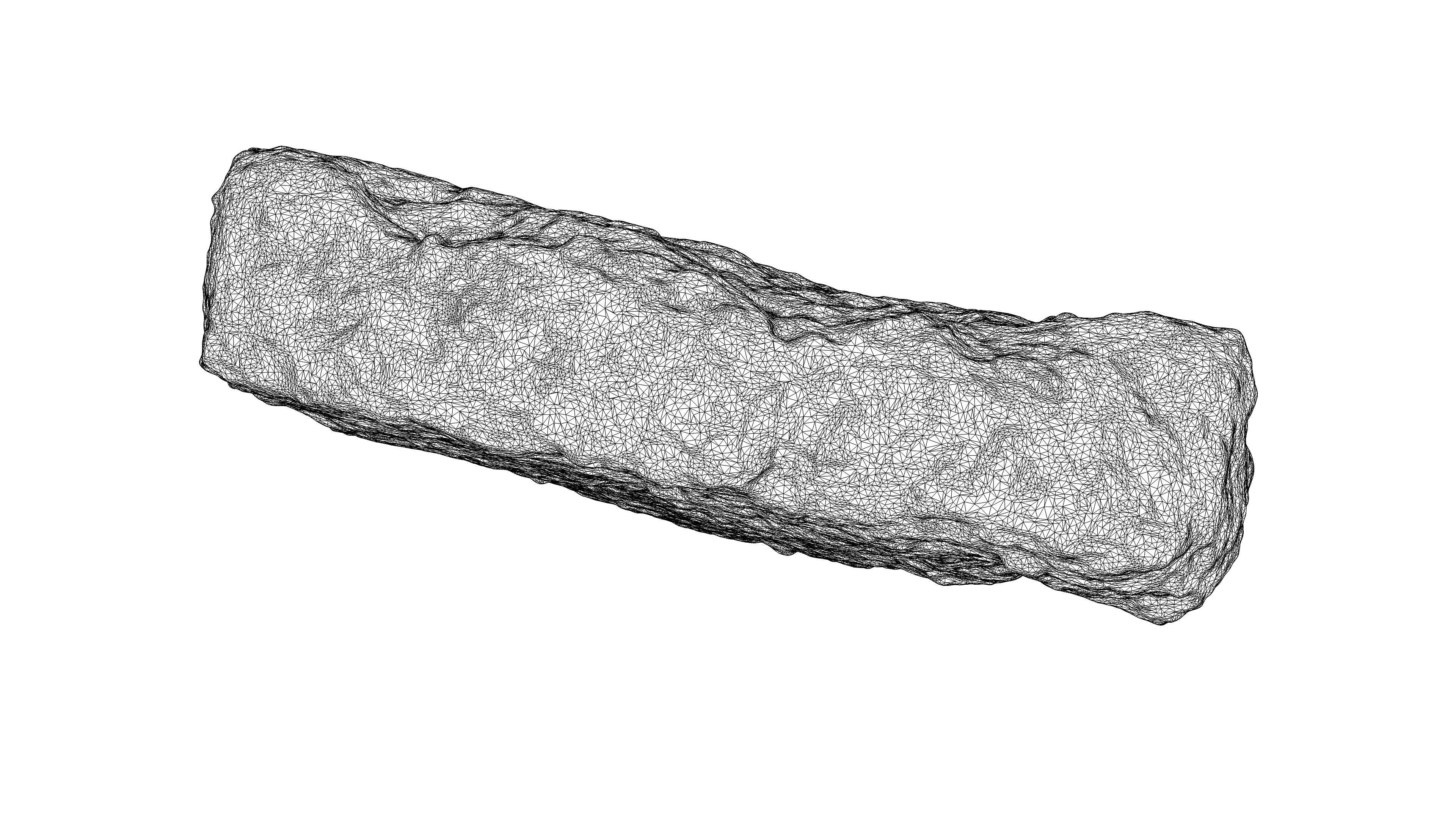 Photorealistic 3D scan of rock stone Low-poly 3D model_21