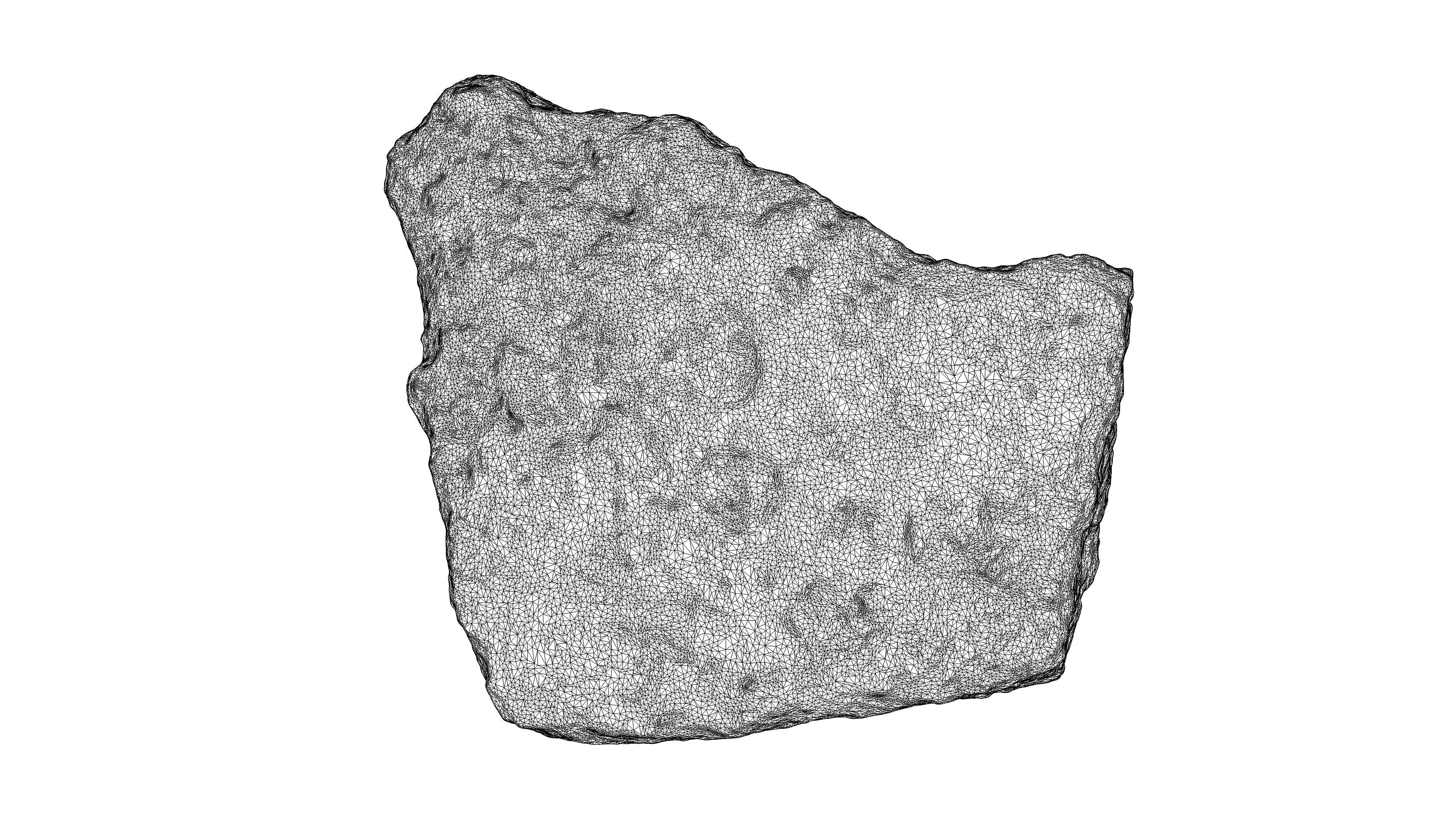 Photorealistic 3D scan of rock stone Low-poly 3D model_25