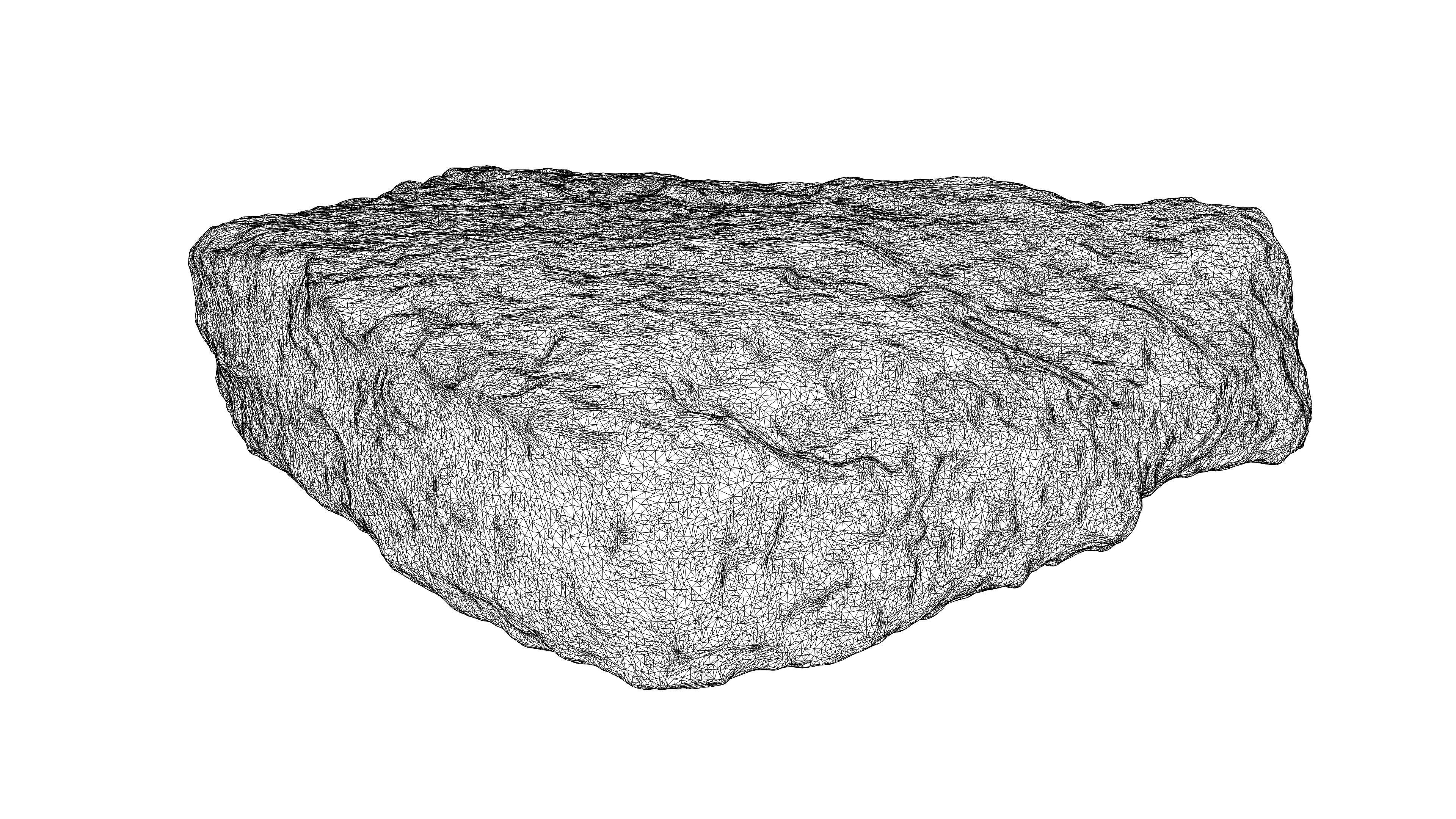 Photorealistic 3D scan of rock stone Low-poly 3D model_20
