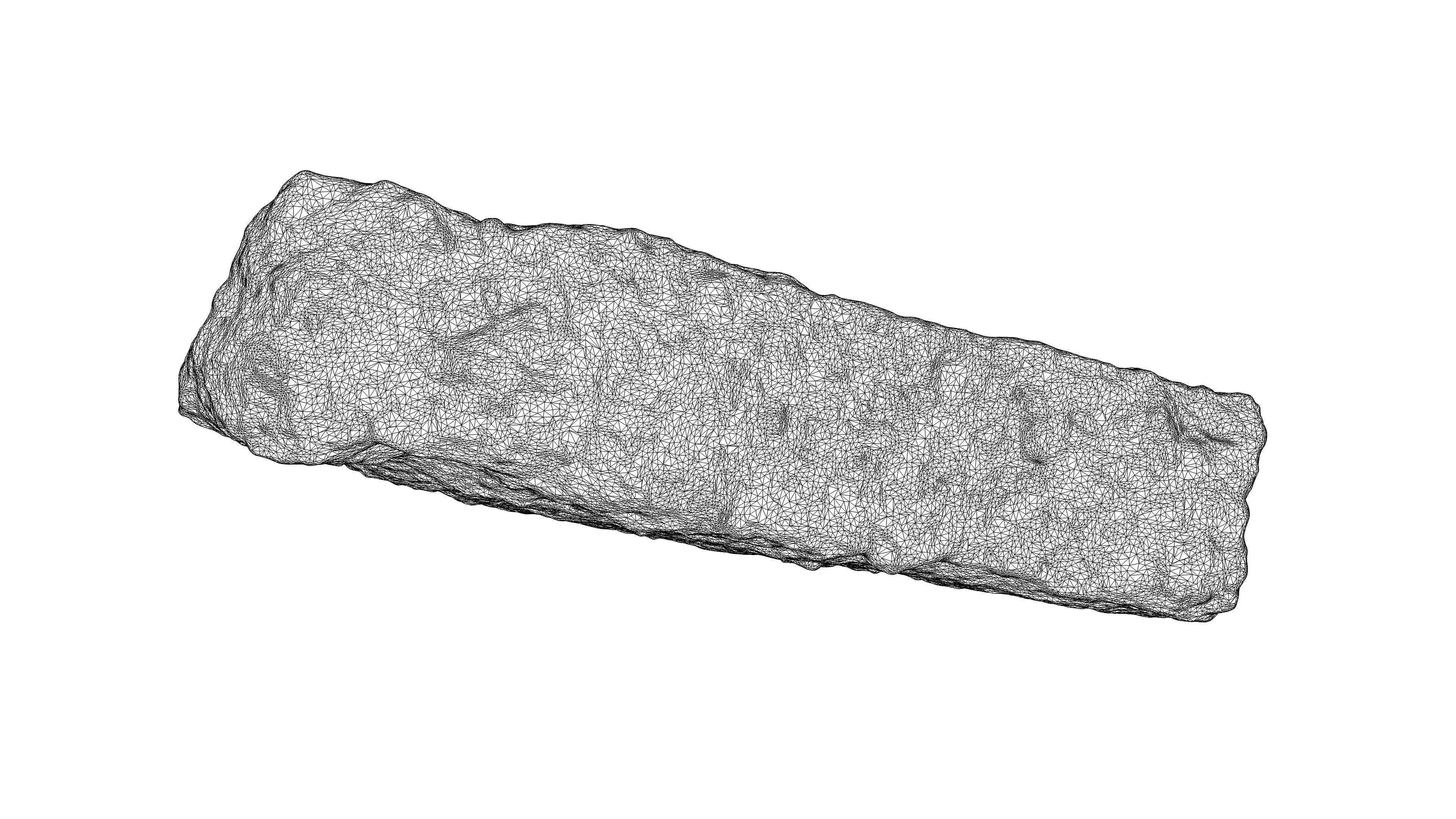 Photorealistic 3D scan of rock stone Low-poly 3D model_22