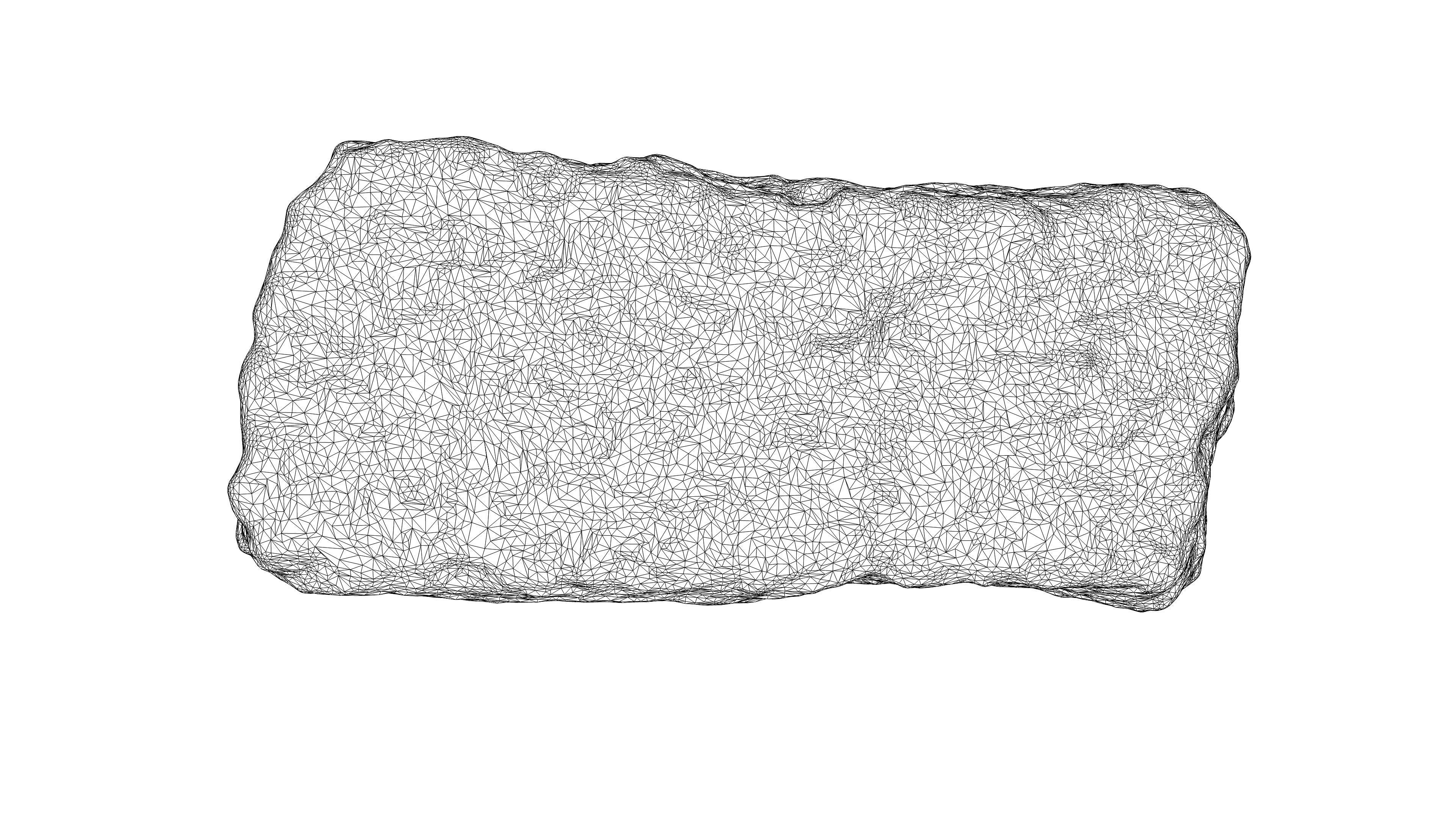 Photorealistic 3D scan of rock stone Low-poly 3D model_23